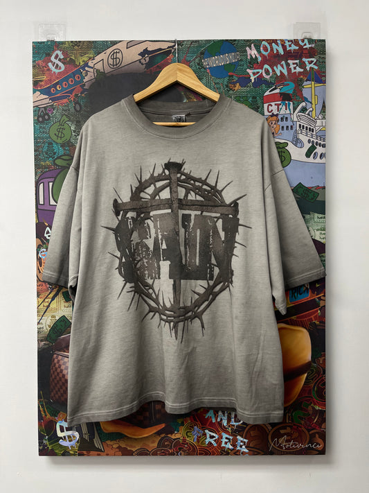 Saint Vanity Thorn Tee Grey Used