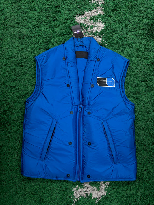 Prada Puffer Vest Blue Used Small N/A