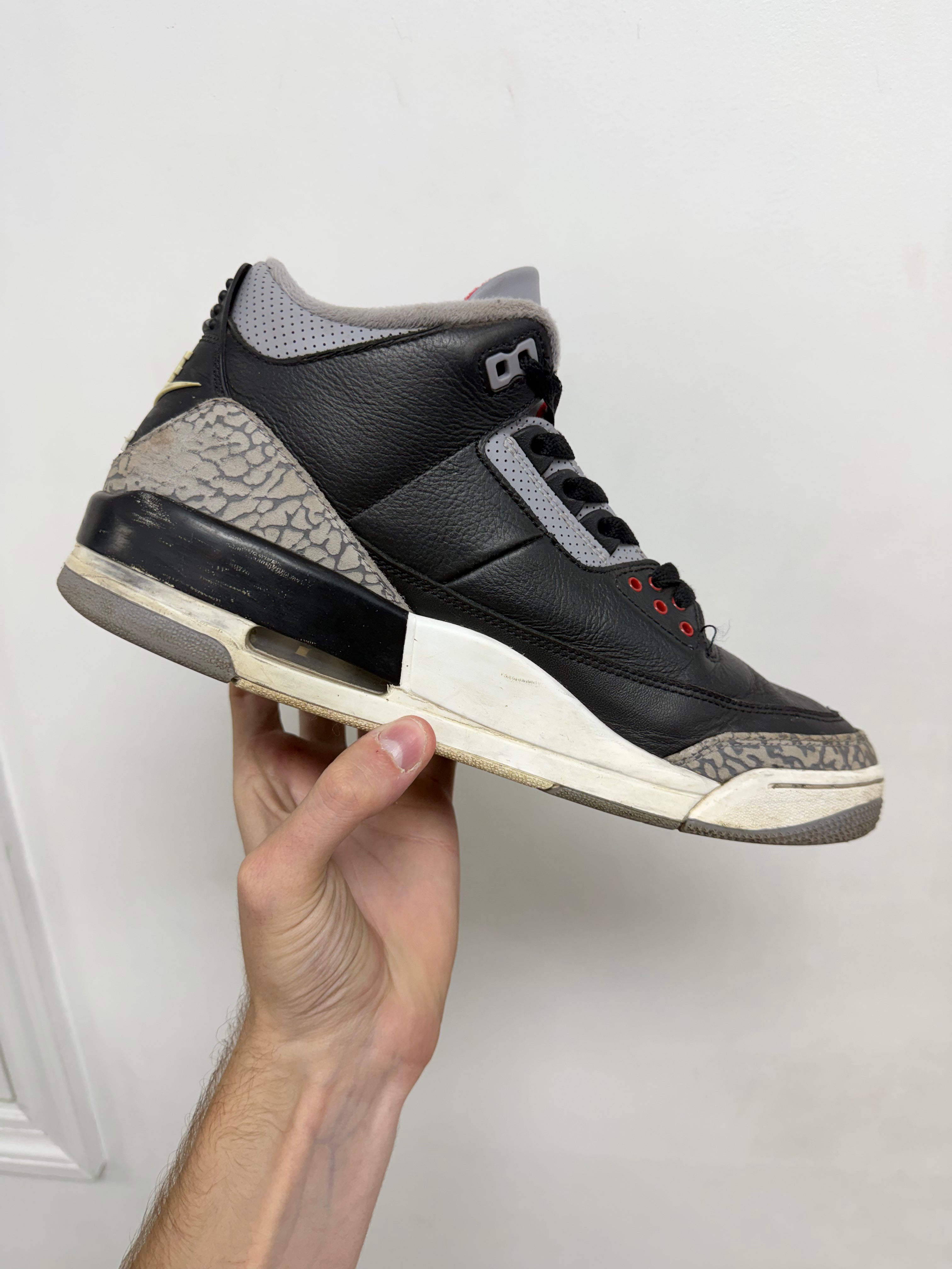 Jordan 3 Black Cement Sneakers