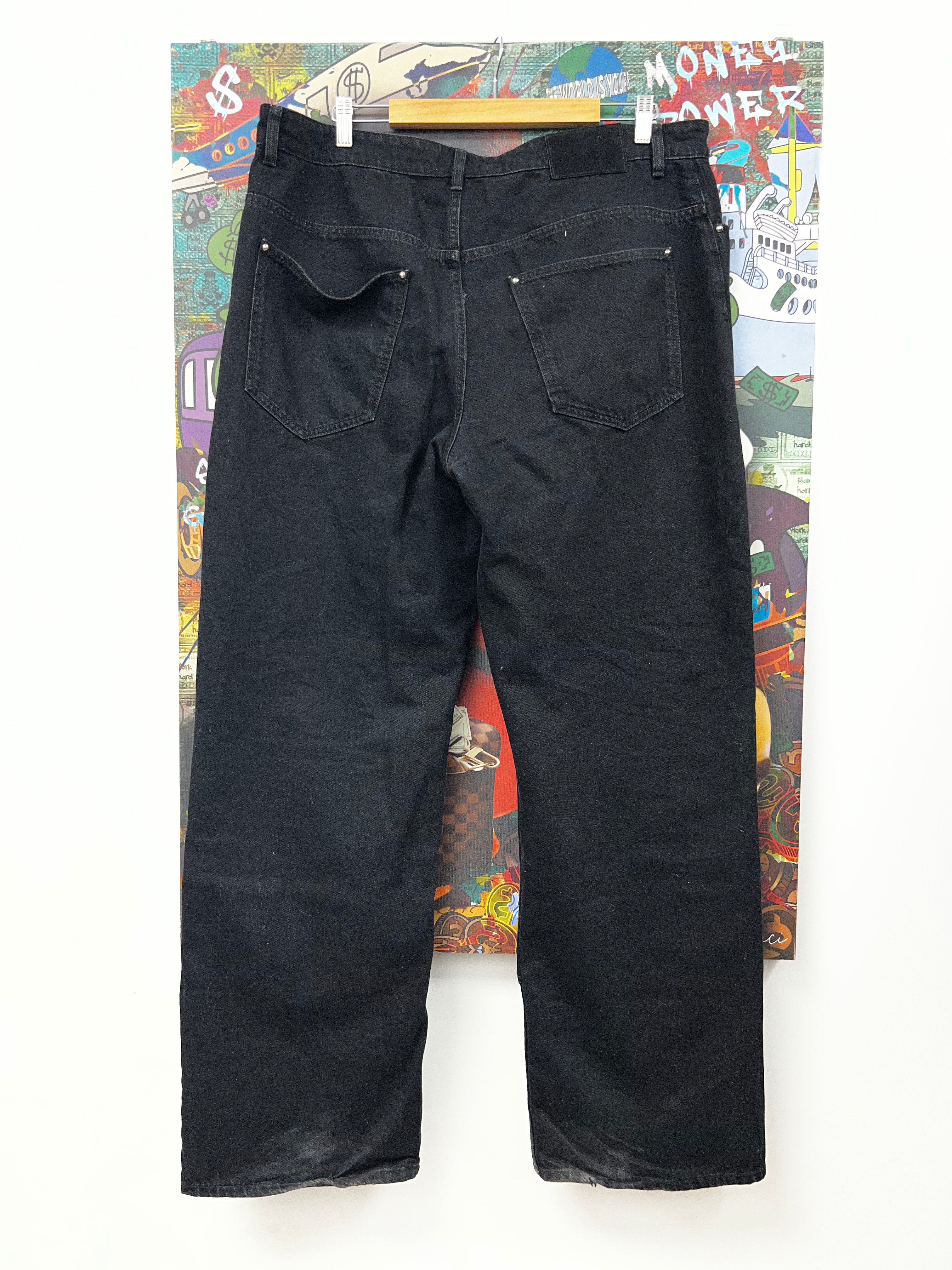 Louis Vuitton Black Wash Skater Jeans