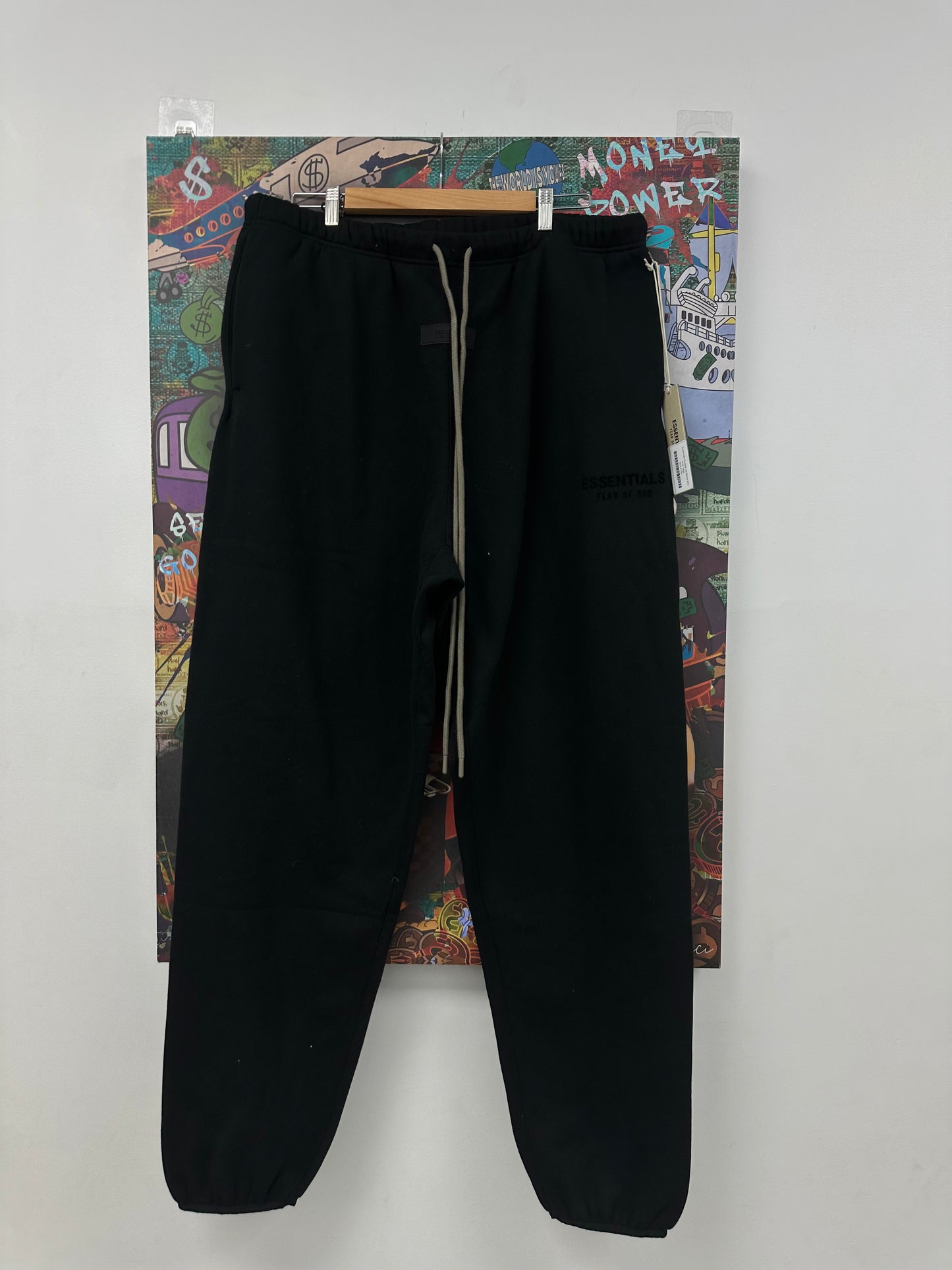 Essentials Sweats Jet Black New XXL With Tags