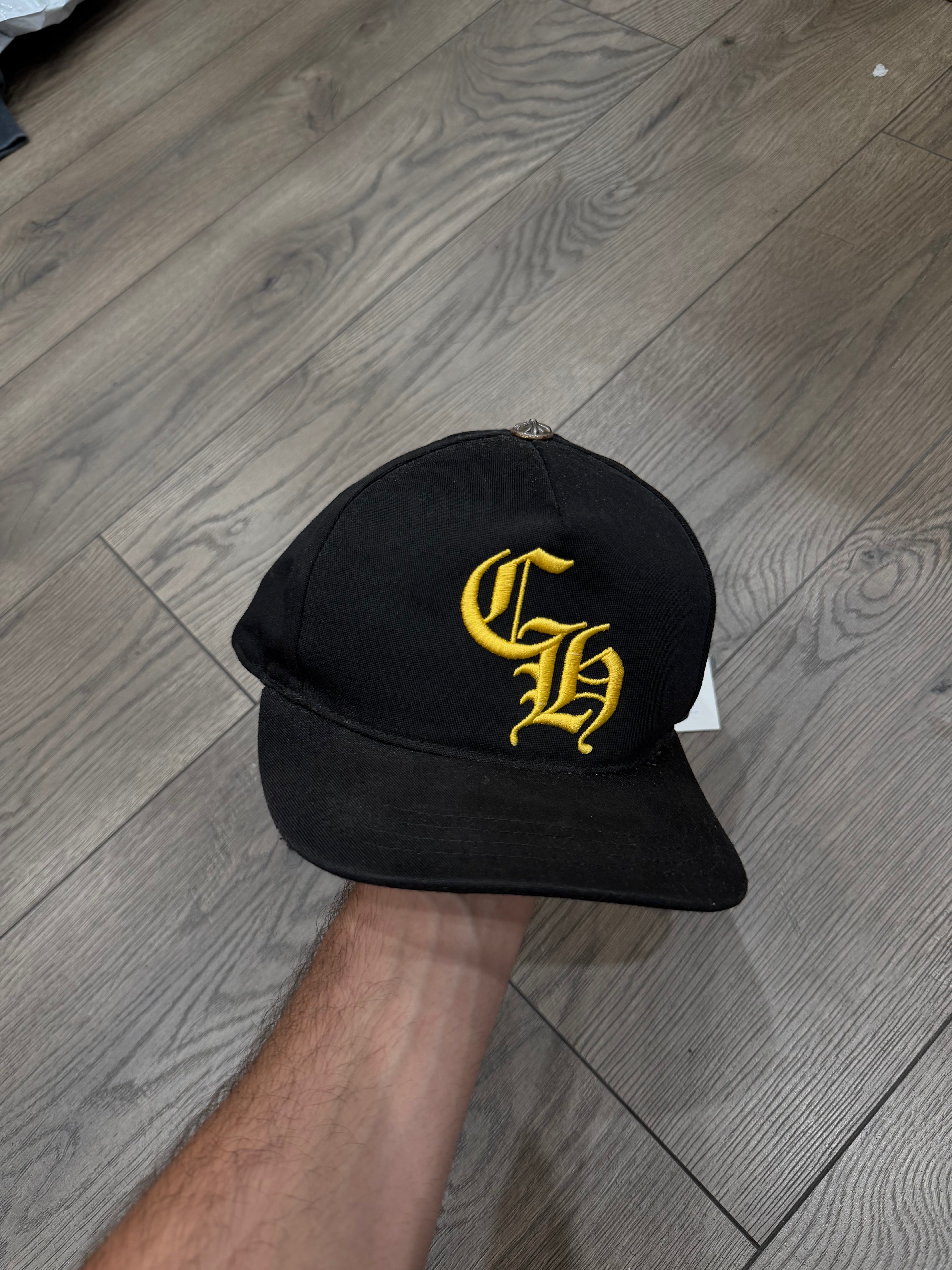 Chrome Hearts Black Yellow CH Hat
