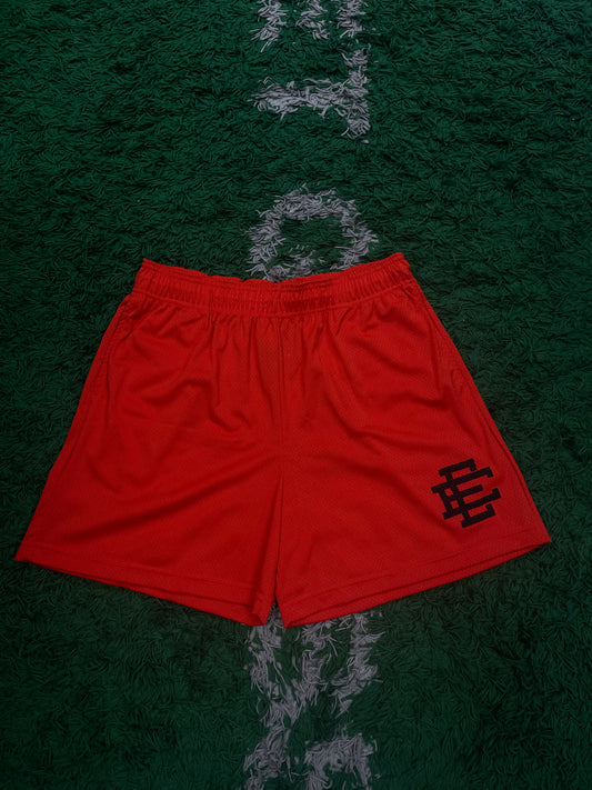 EE Shorts Orange Black New XXL In Plastic