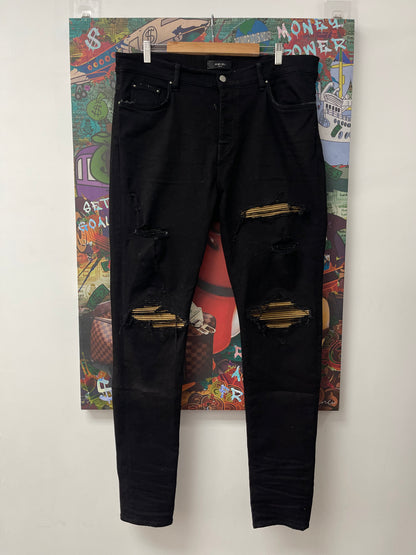 Amiri MX1 Black Gold Patch  Used