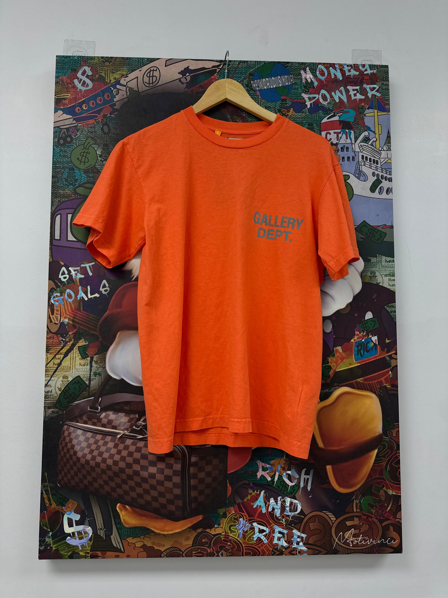 Gallery Dept Tee Orange Blue New Small N/A