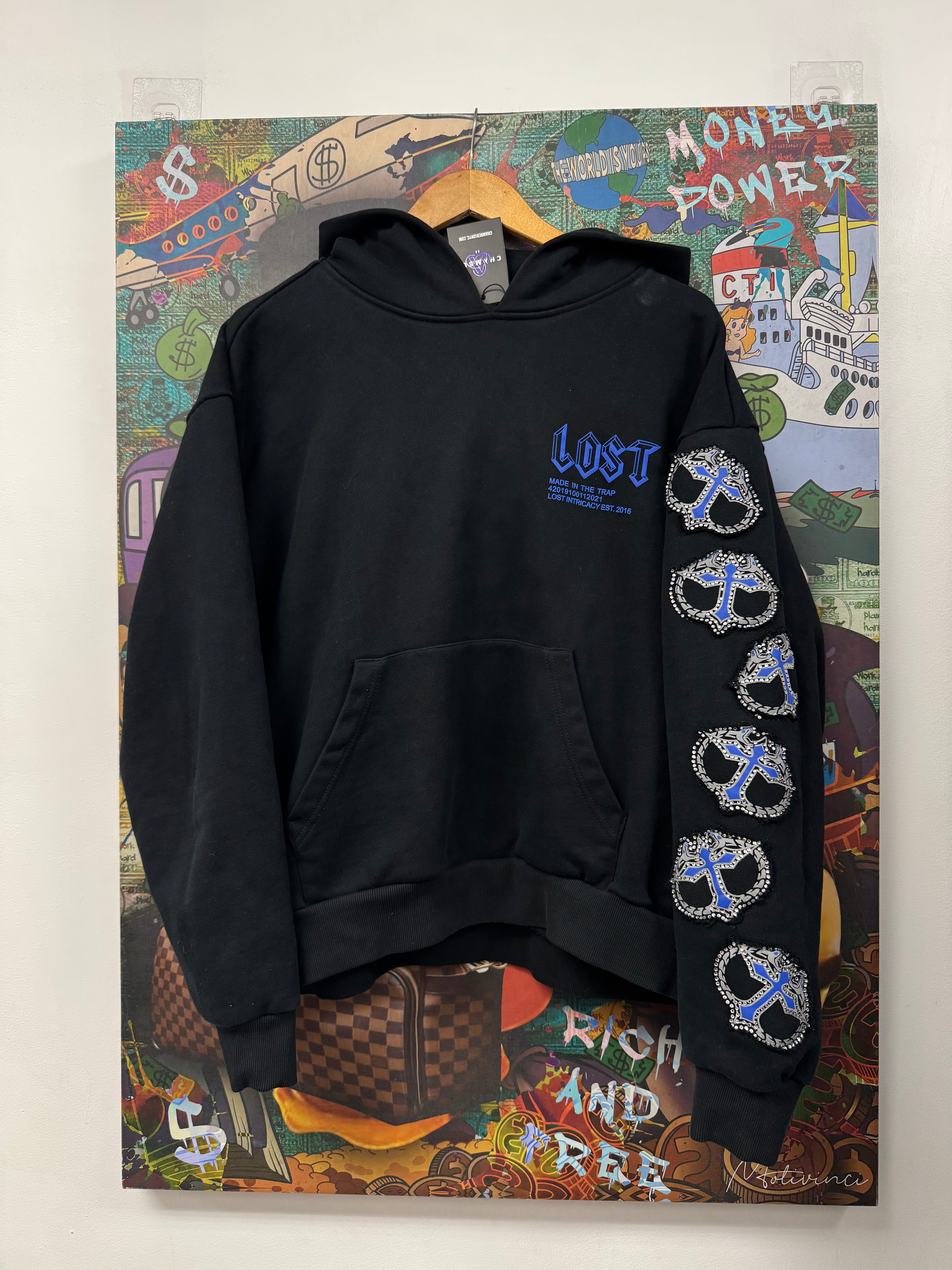 Lost Intricacy Blue MITT (Fits M-L) Hoodie