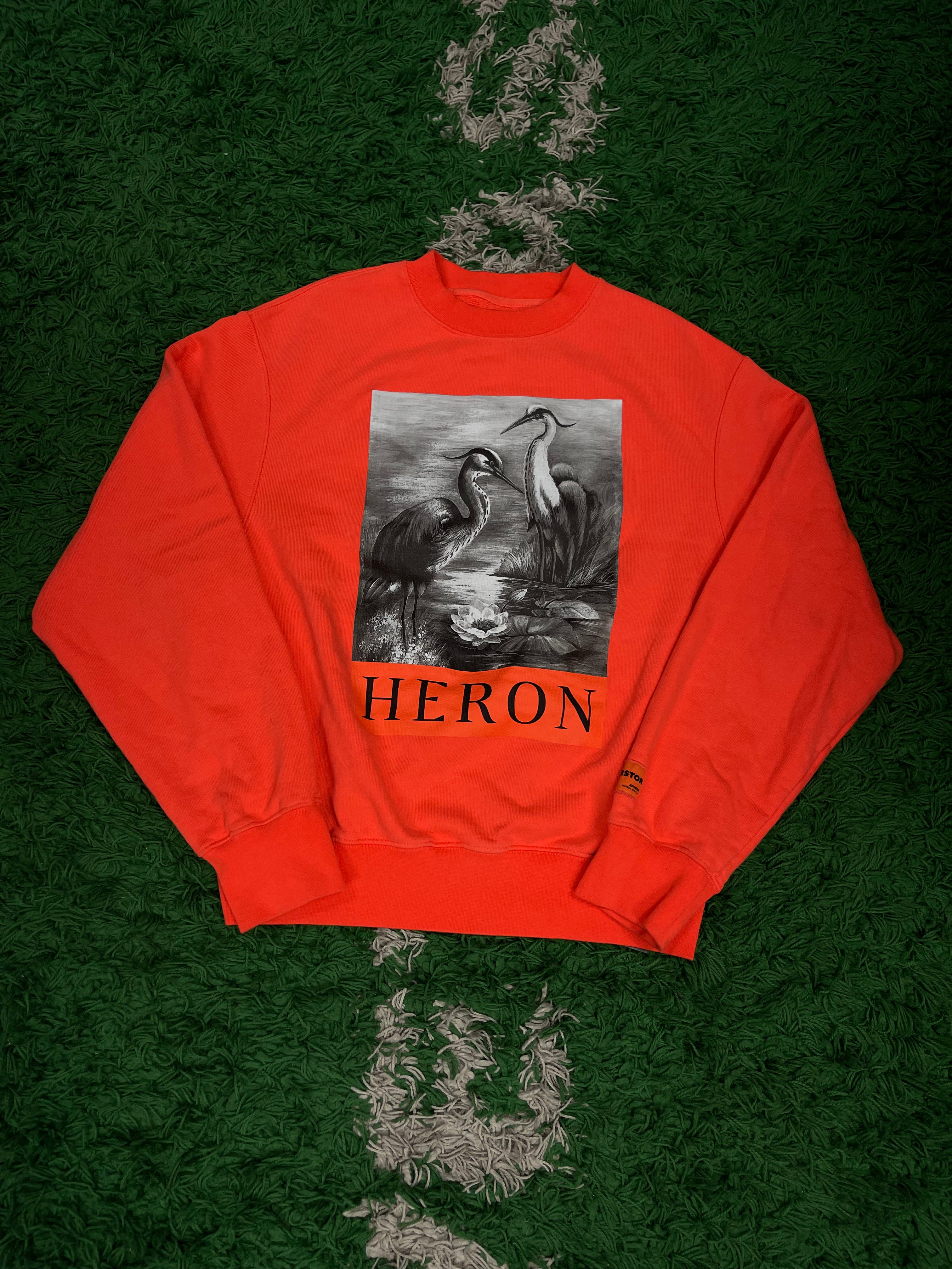 Heron Preston Crewneck Swan Used Small