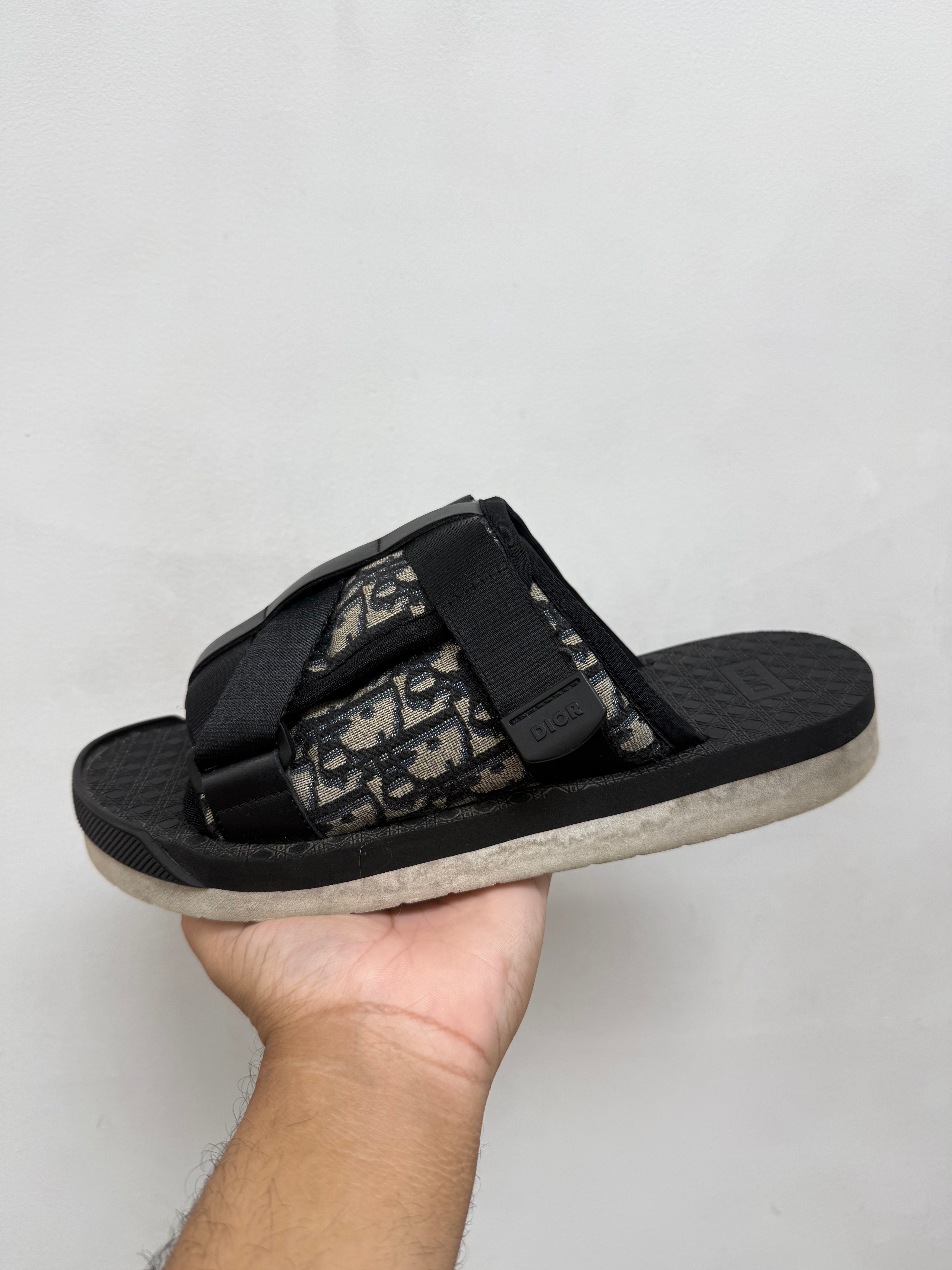 Dior Black Alpha Slides