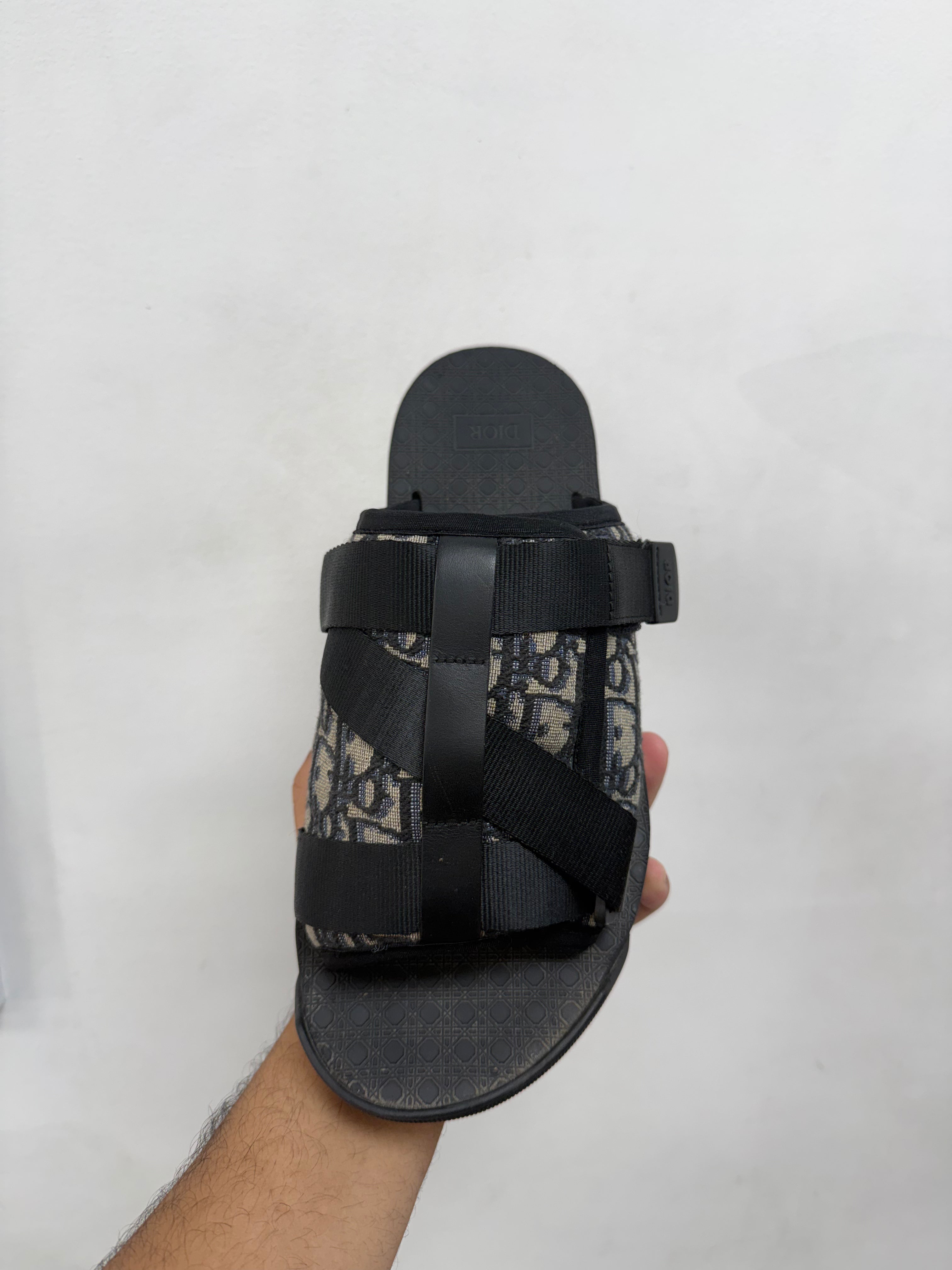 Dior Black Alpha Slides