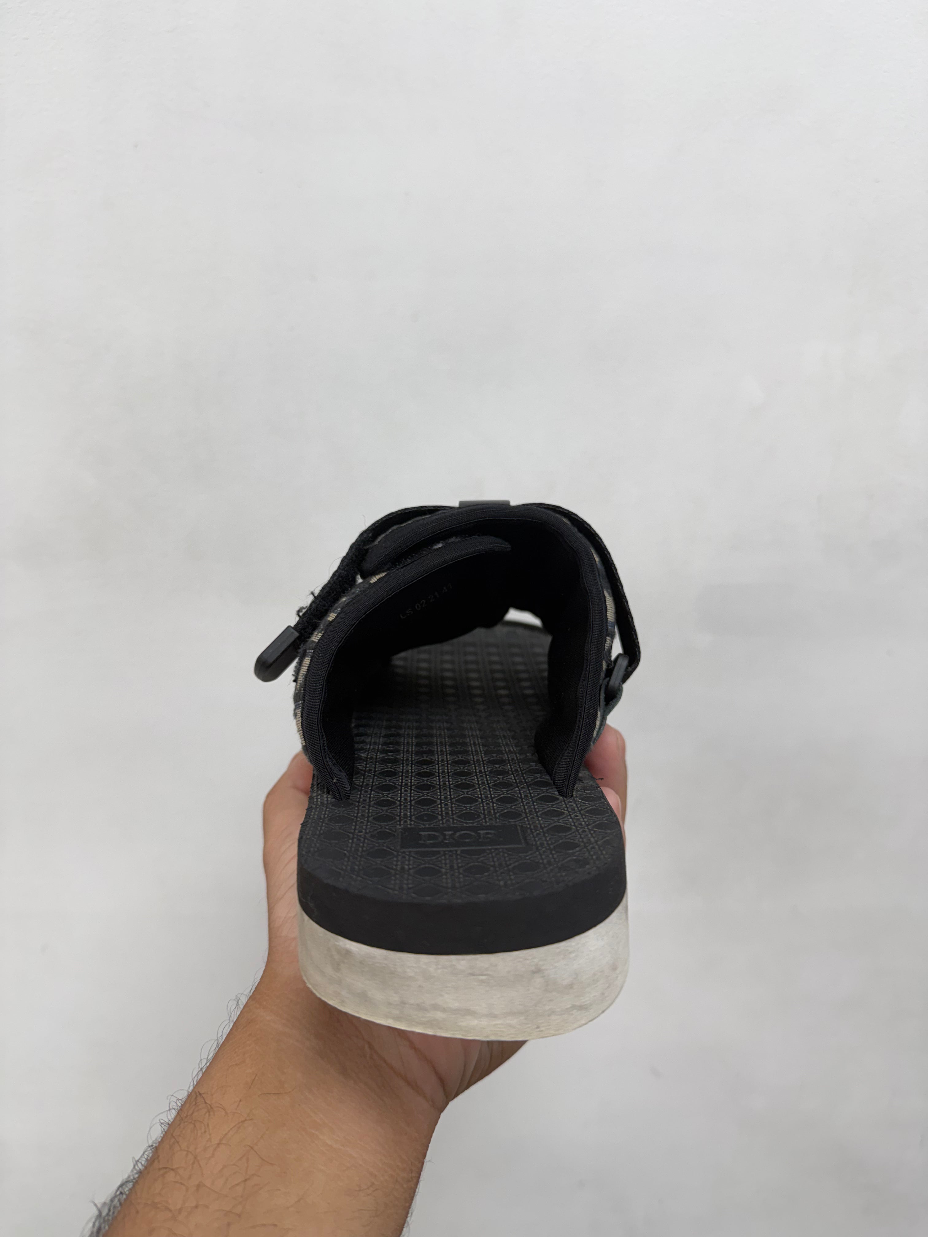 Dior Black Alpha Slides