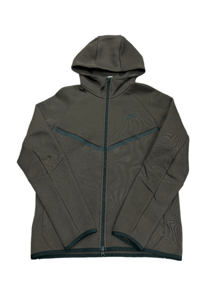 Nike Tech Zip Up Brown Hoodie