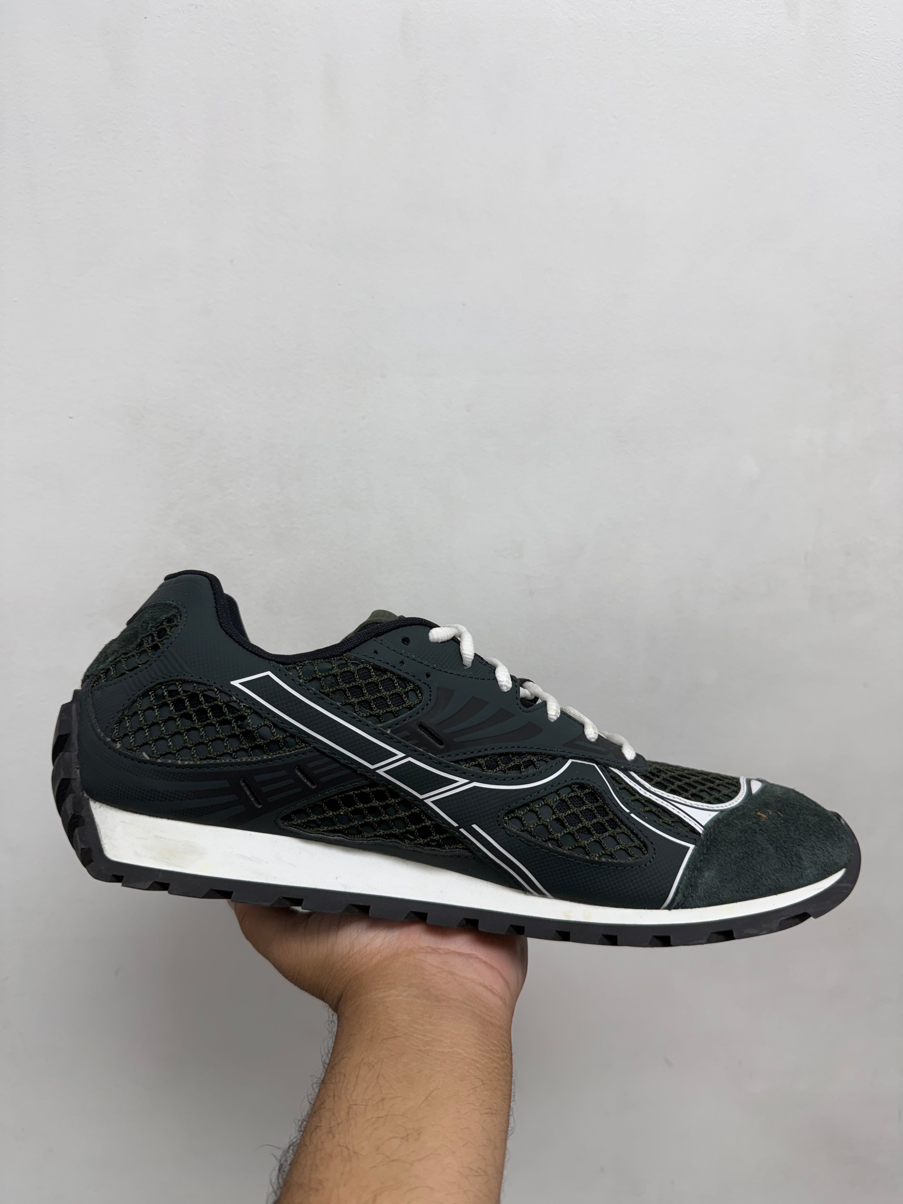 Bottega Veneta Dark Green Orbit Sneakers