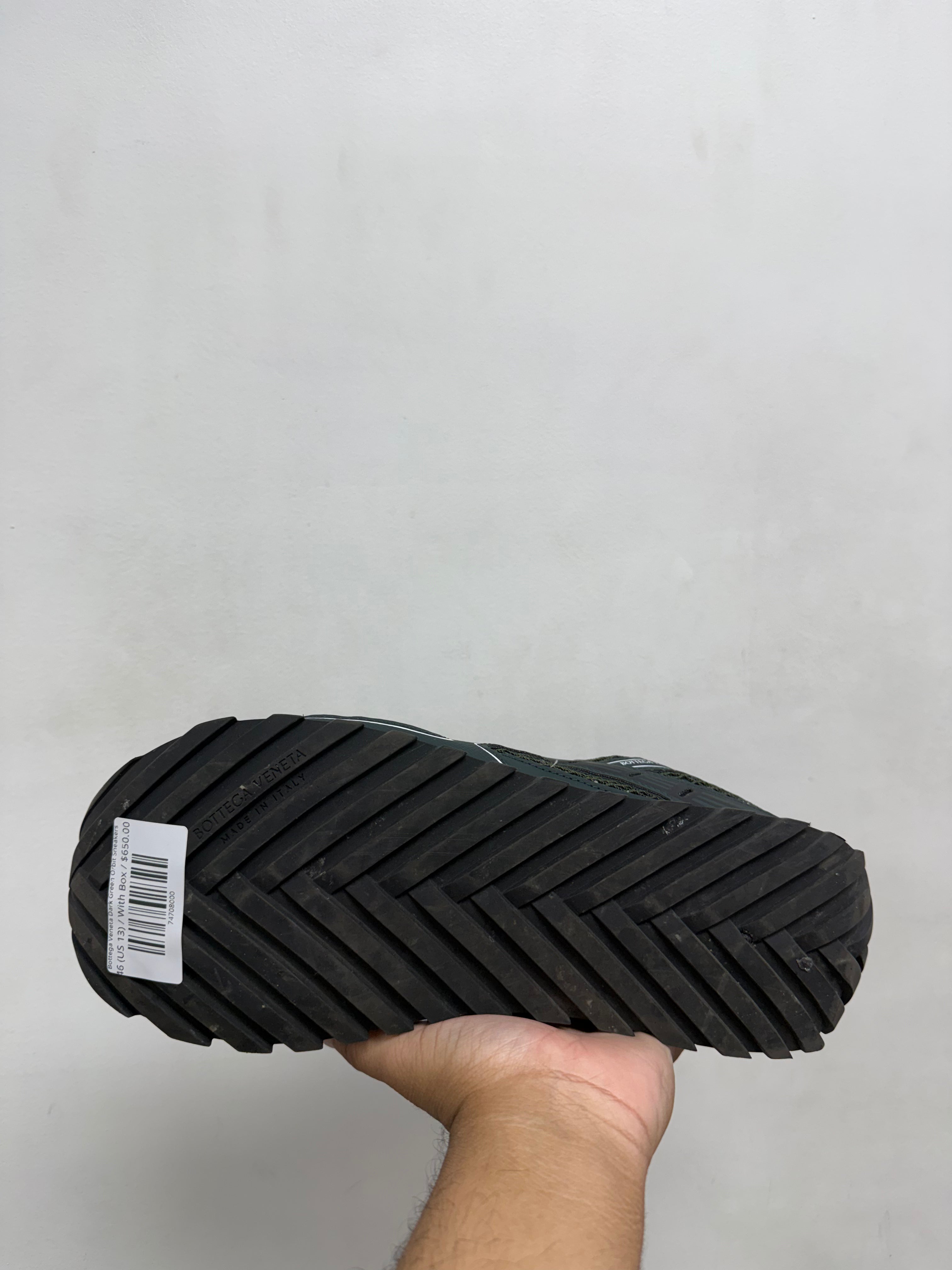 Bottega Veneta Dark Green Orbit Sneakers