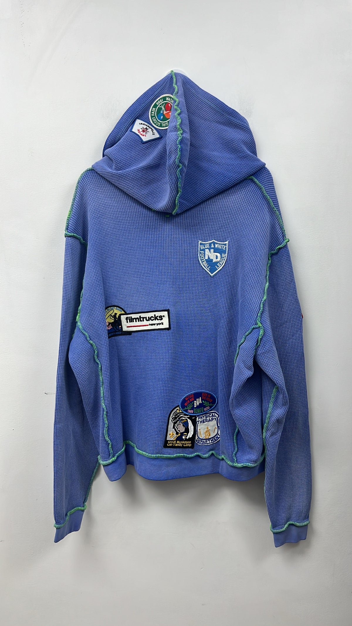 Better With Age Blue Gentleman Waffle Hoodie