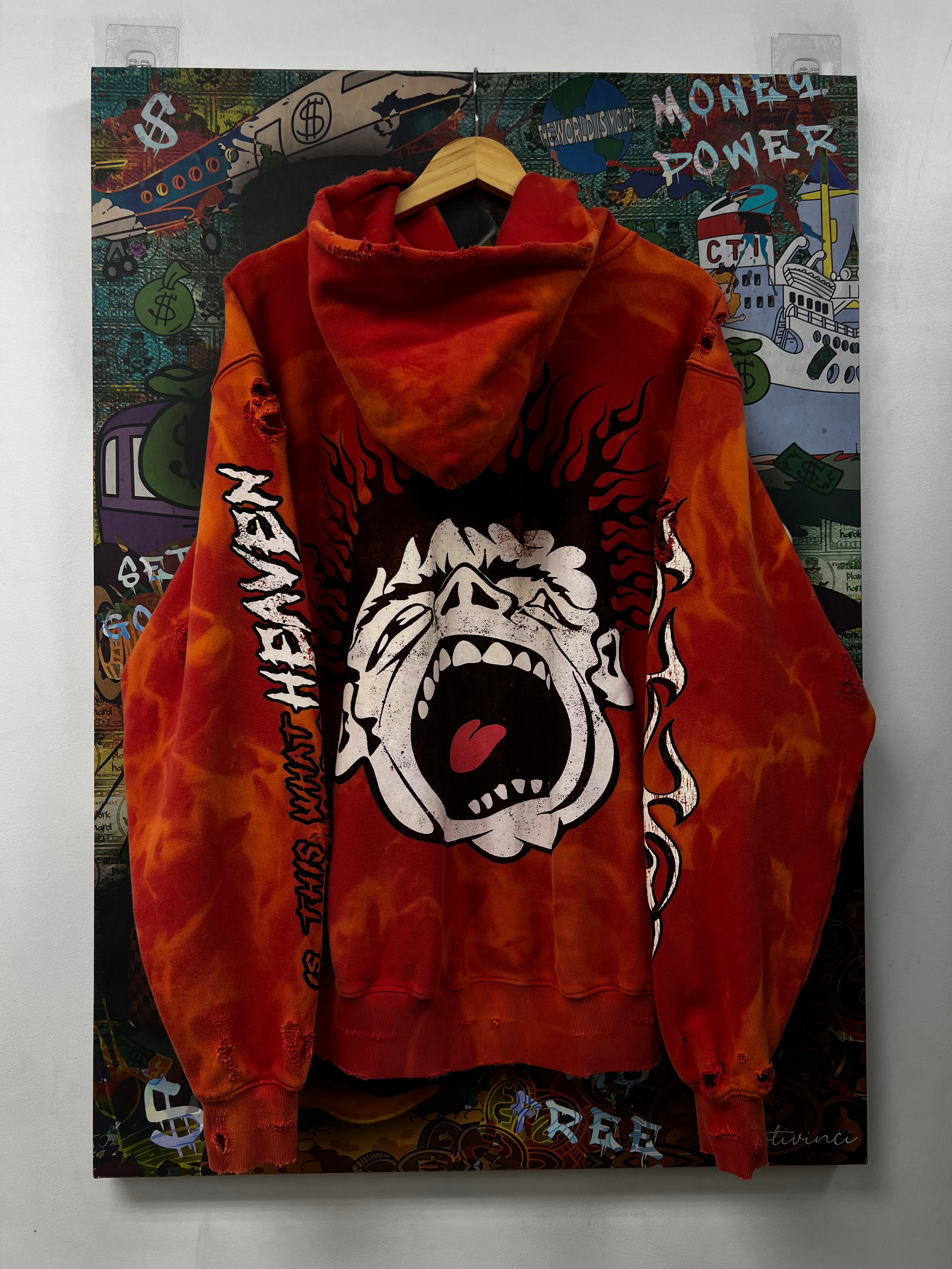 Hellstar Records Distressed Hoodie