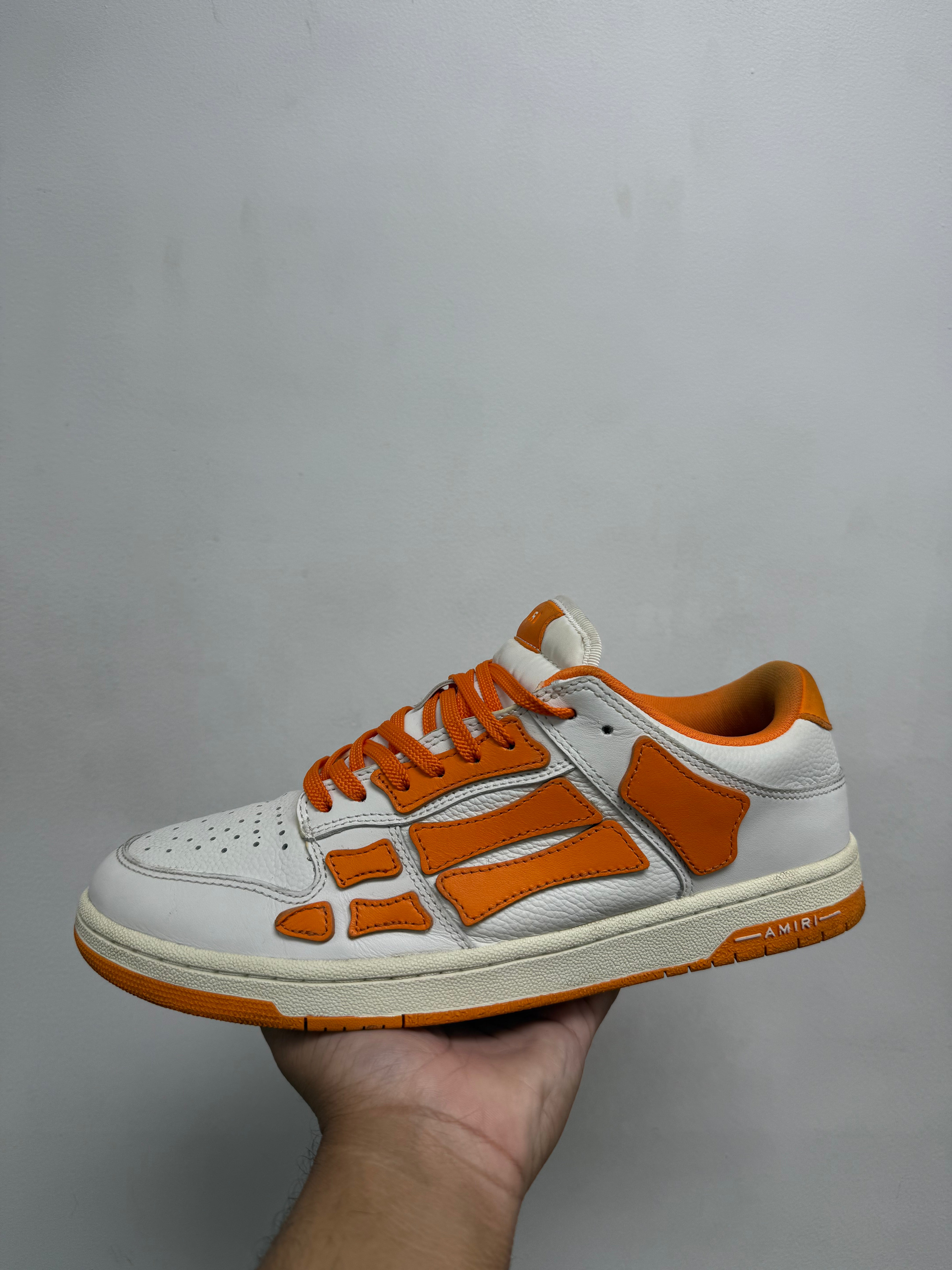 Amiri Orange Skel-Top Low Sneakers