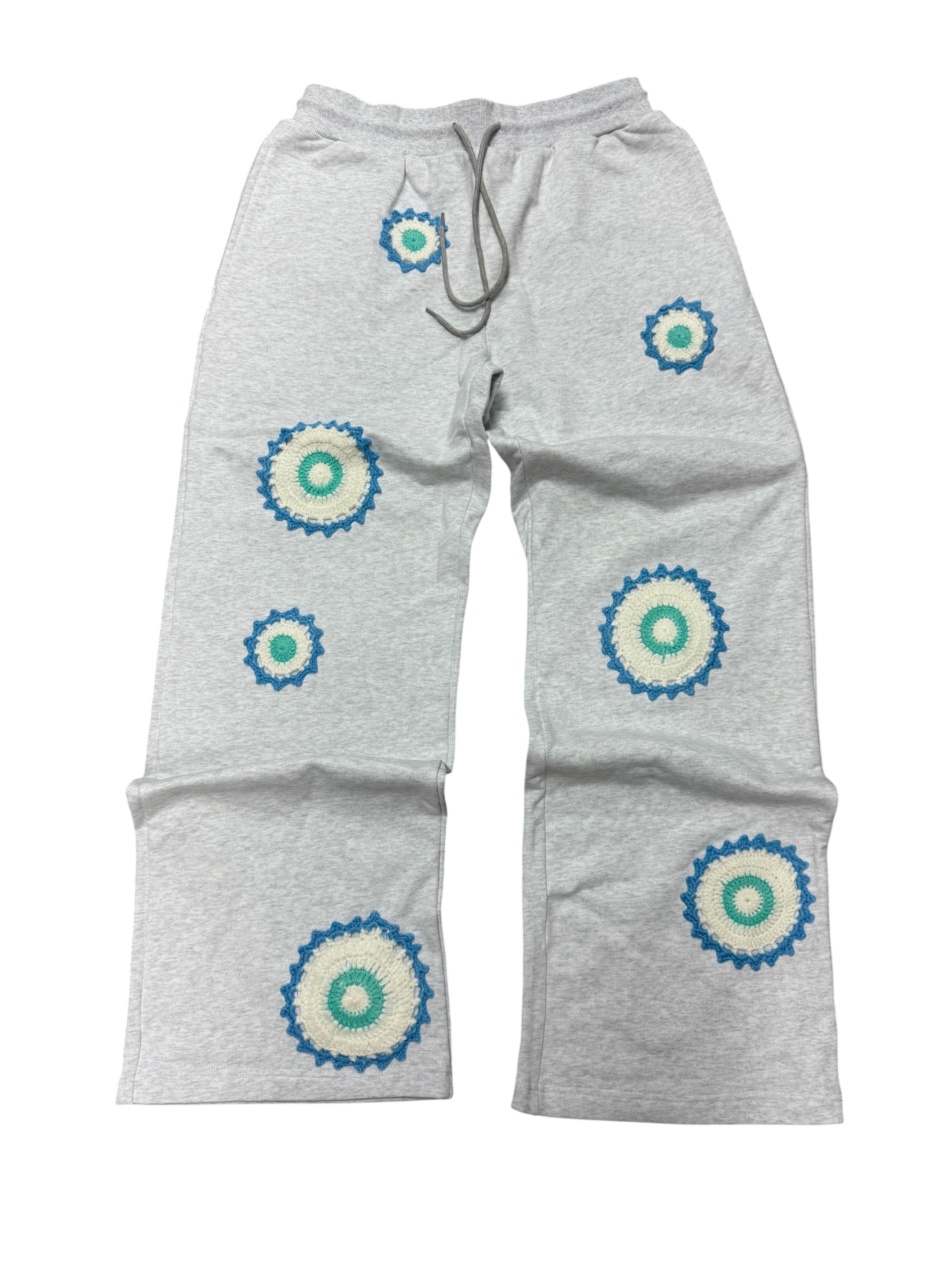 Arkyve 'Ocean Patch Crochet' Sweats