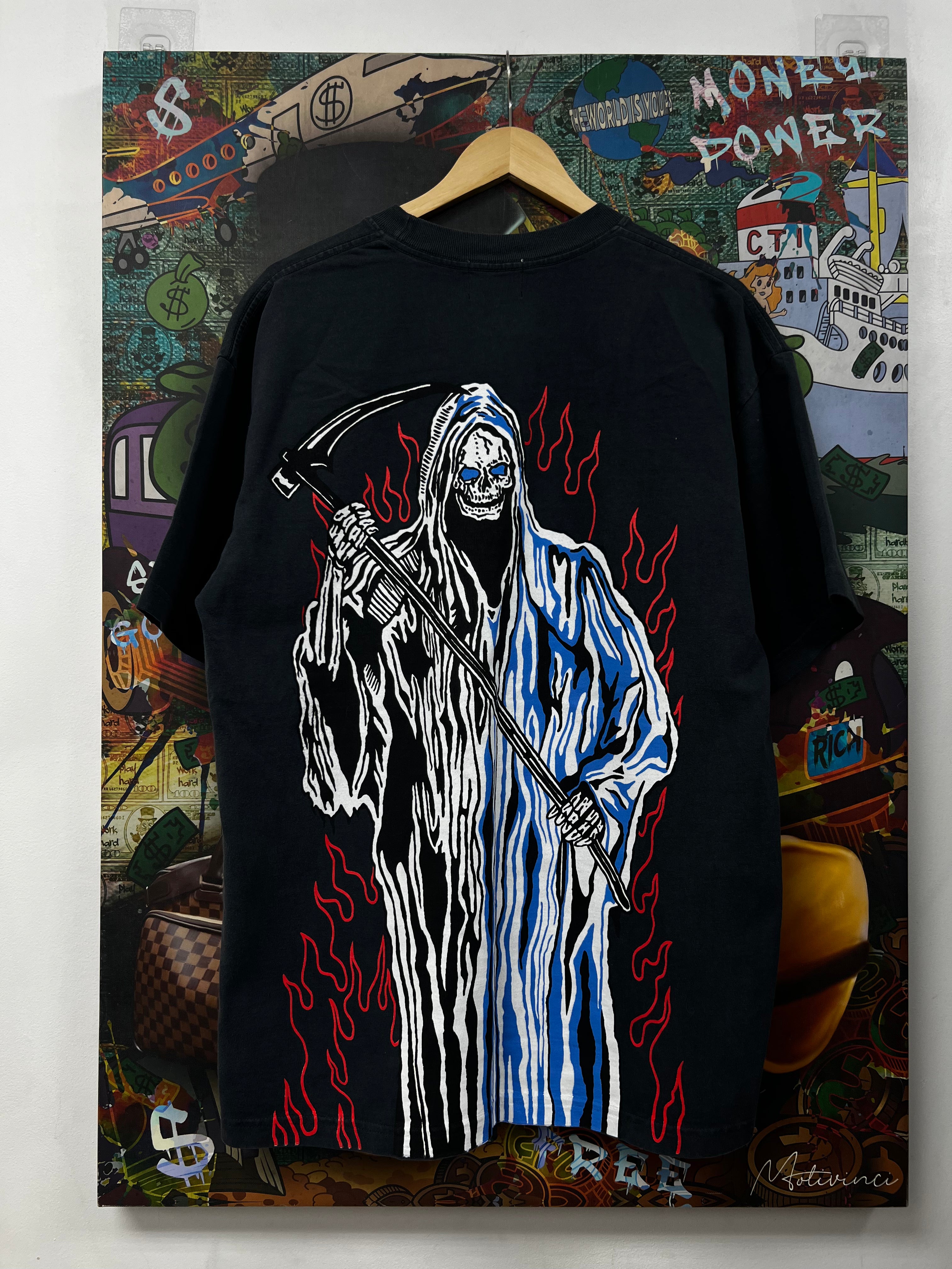 Warren Lotas Blue Red Reaper Tee
