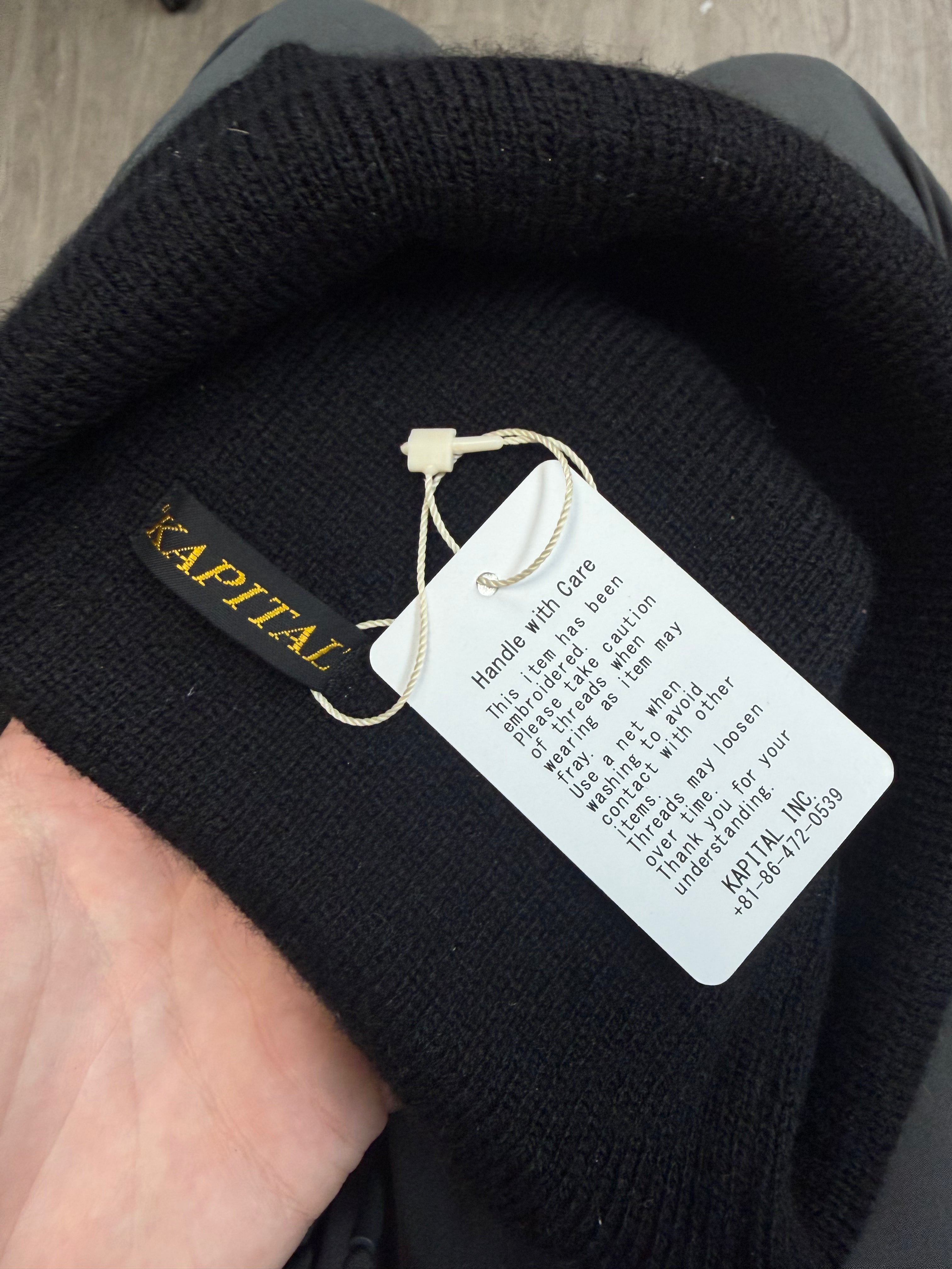 Kapital Black Working Class Beanie