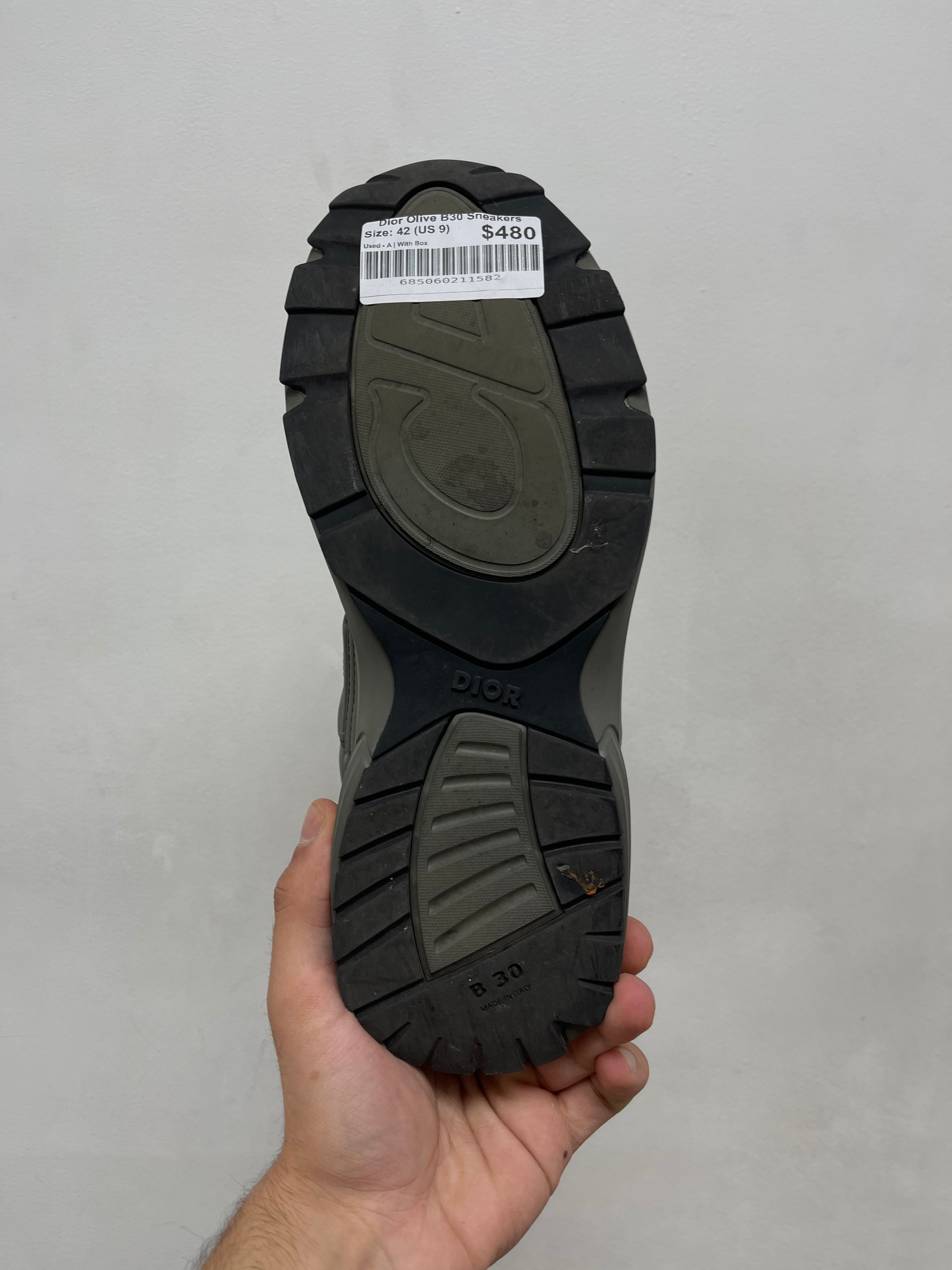 Dior Olive B30 Sneakers
