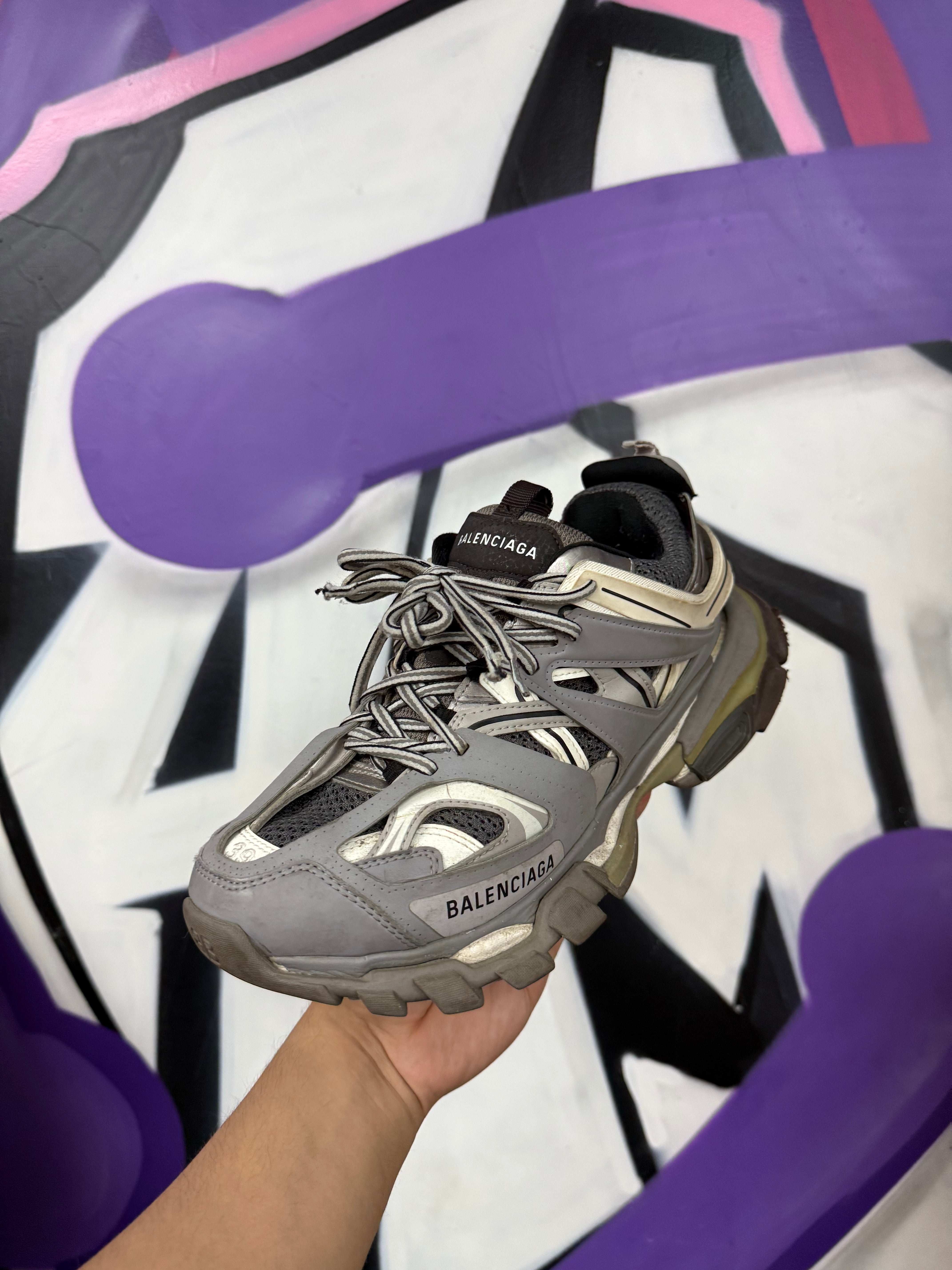 Balenciaga Track Grey White Sneakers