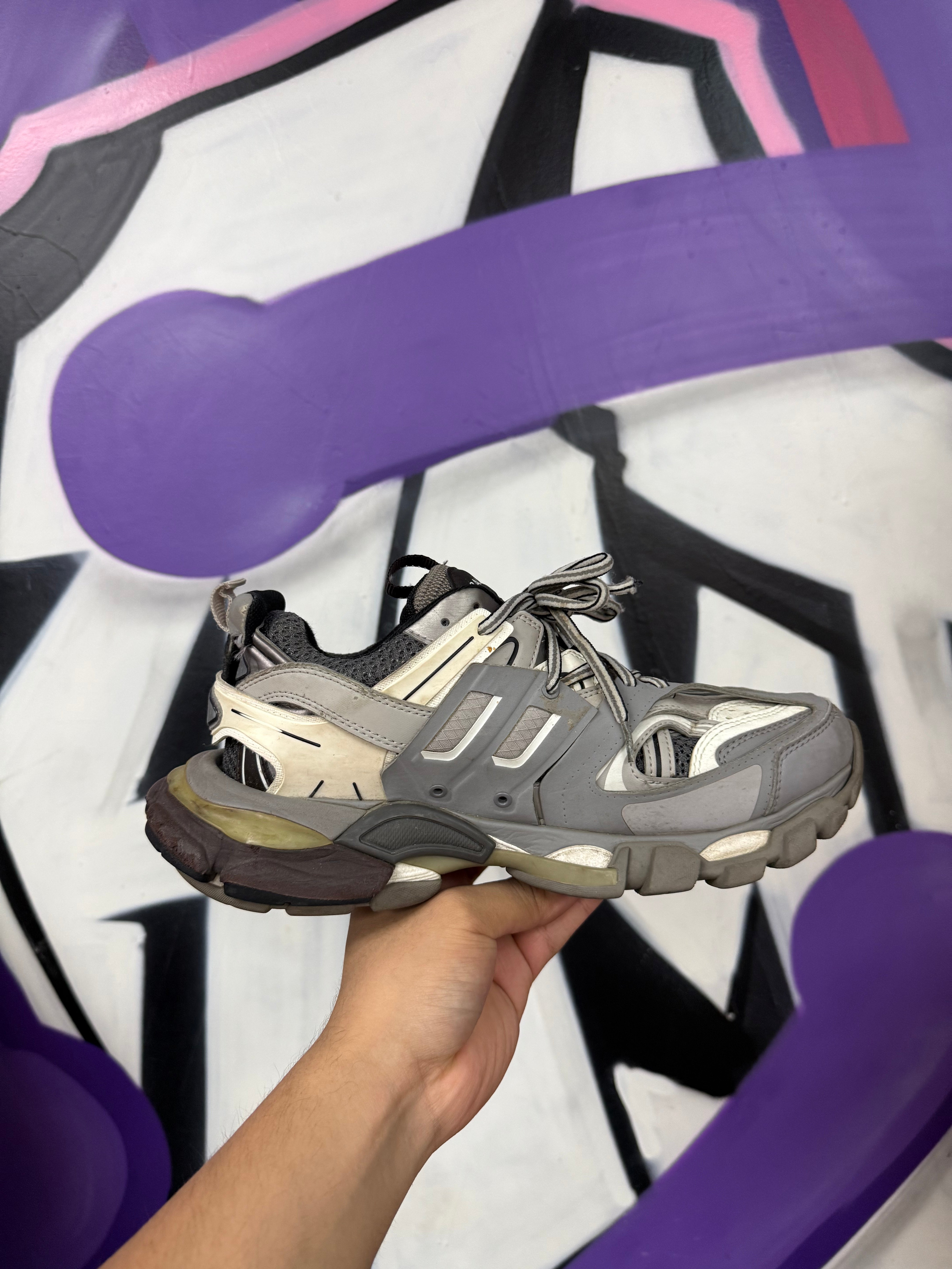 Balenciaga Track Grey White Sneakers