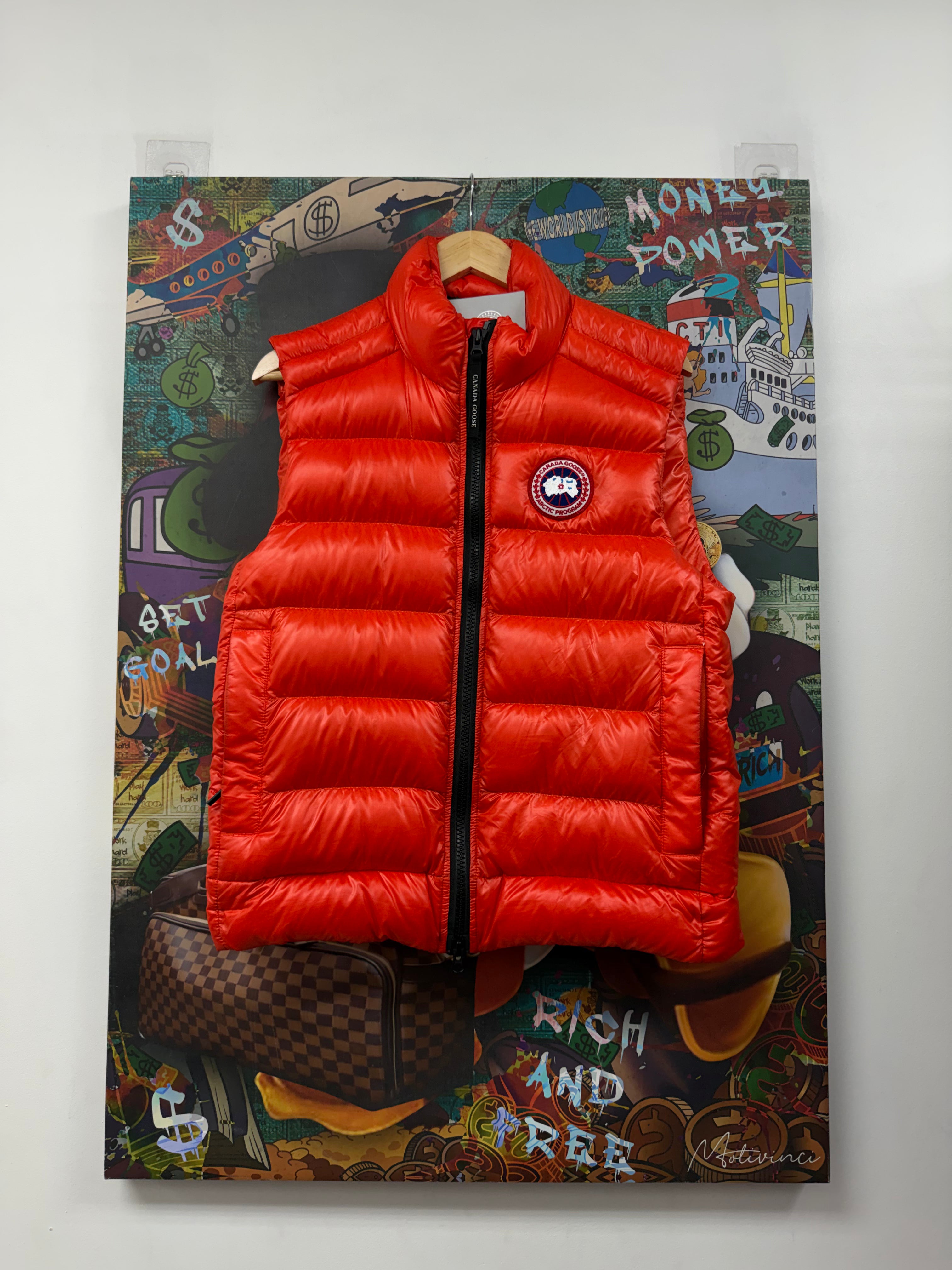 Canada Goose Orange Crofton Puffer Vest