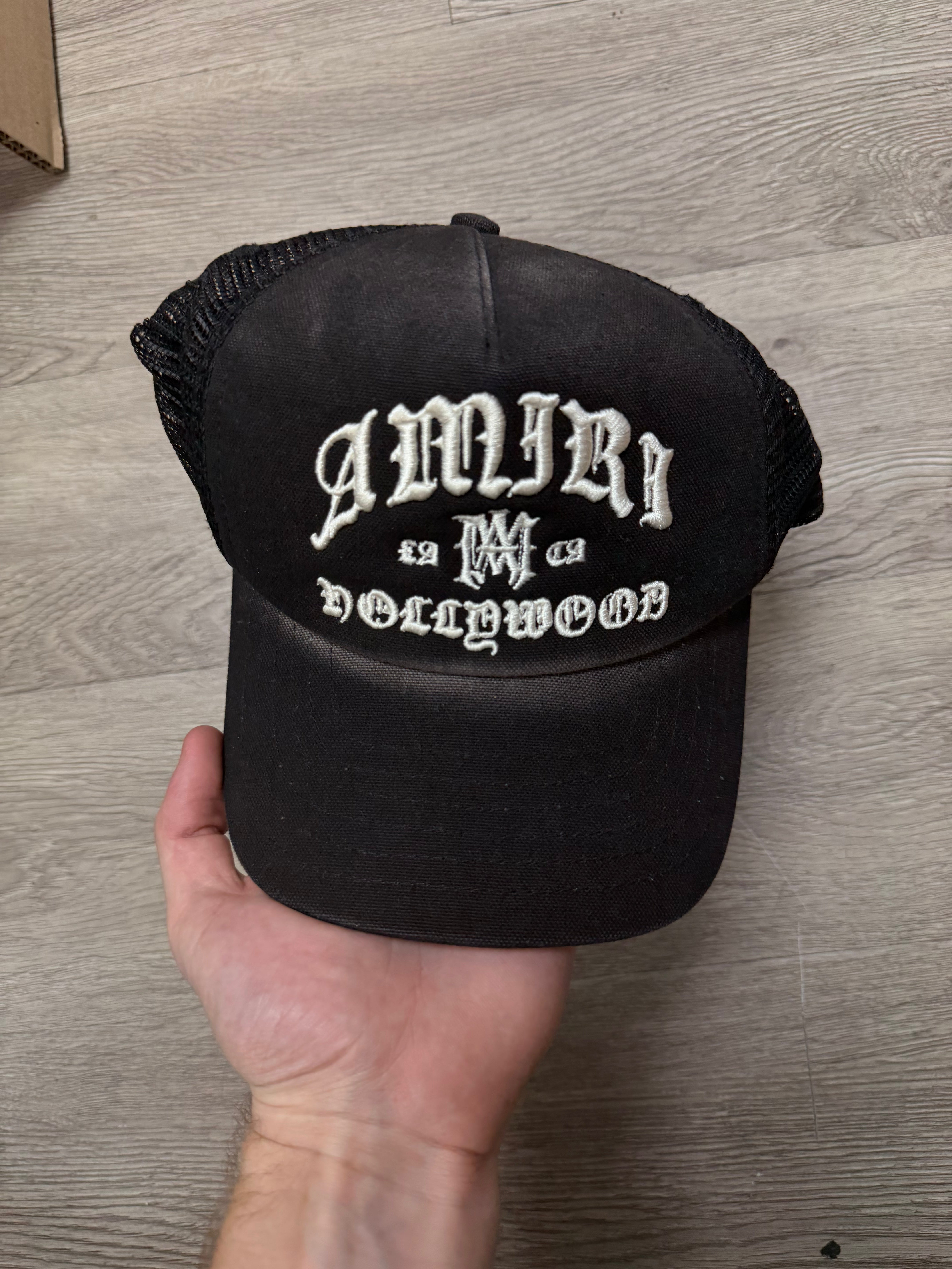 Amiri Black White MA Hollywood Hat