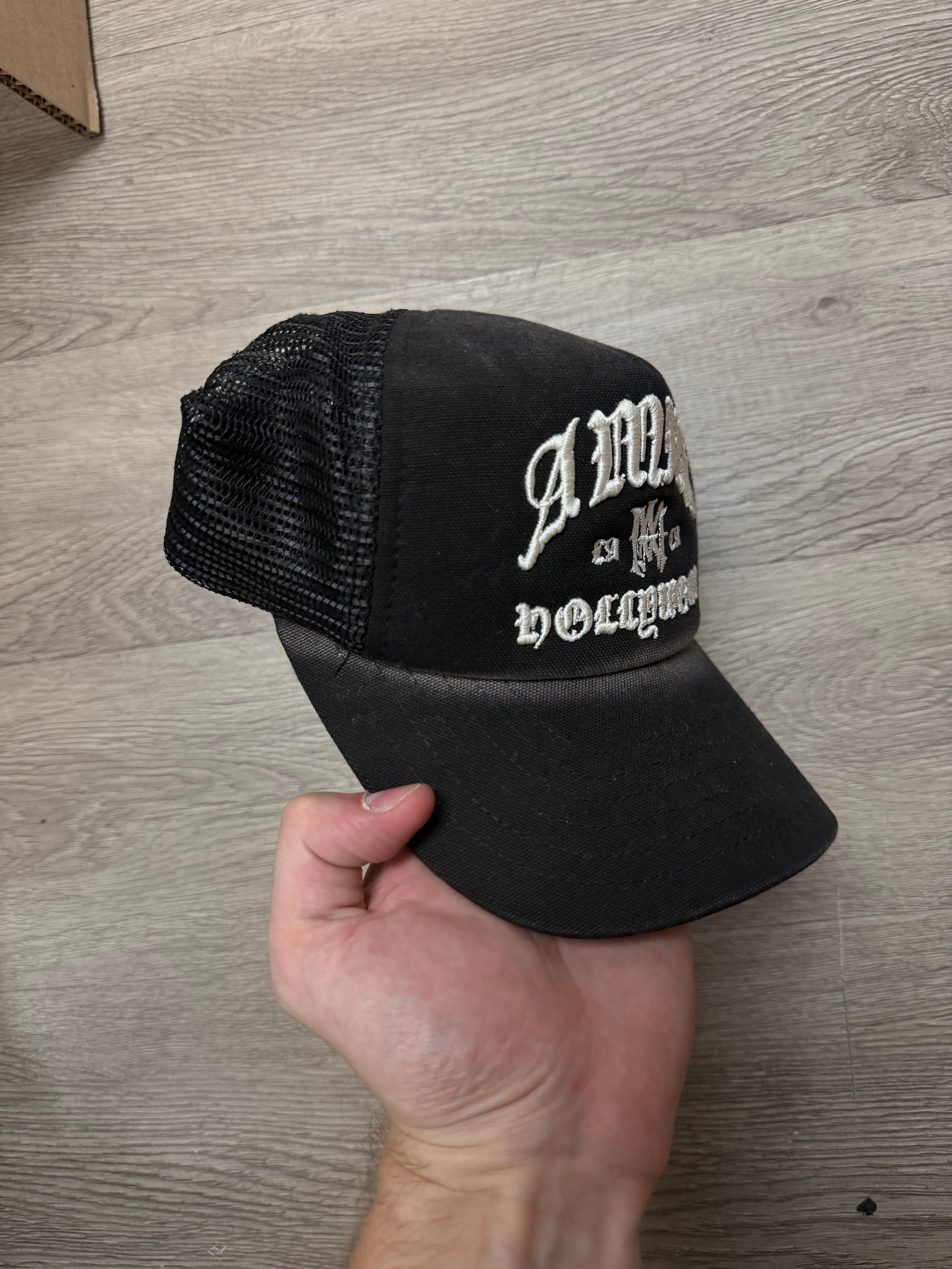 Amiri Black White MA Hollywood Hat