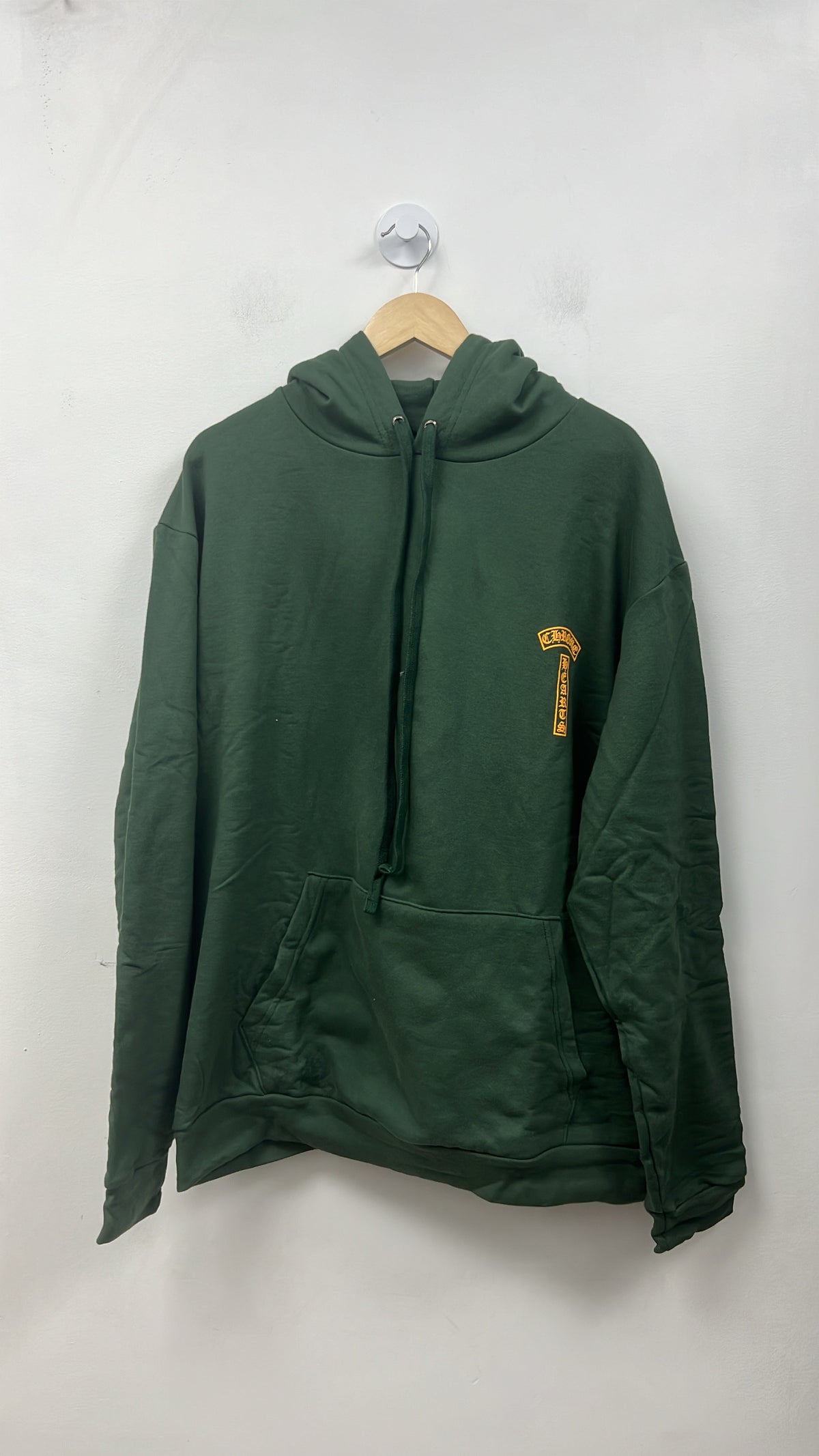 Chrome Hearts Green Orange T-Bar Hoodie