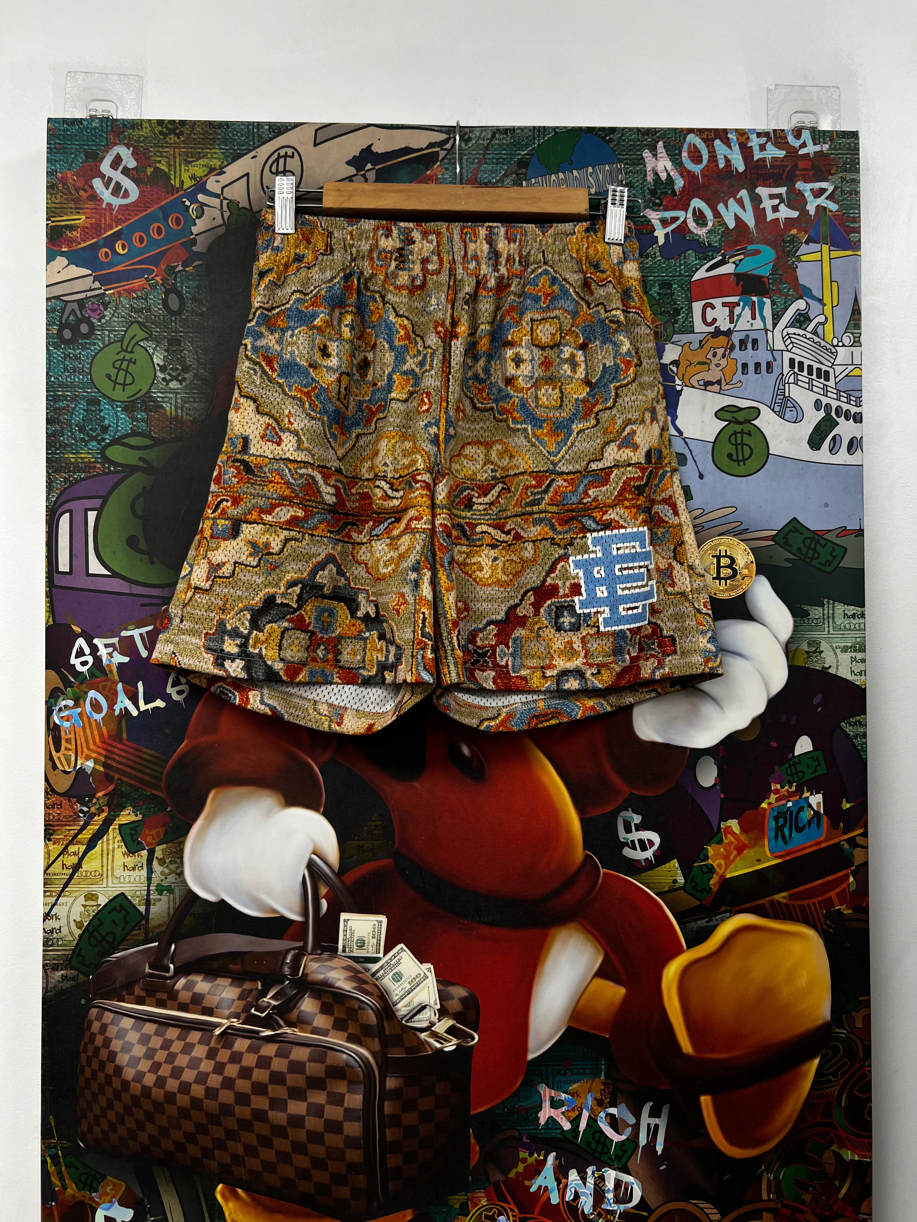 Eric Emanuel Tan Persian Baby Blue Shorts