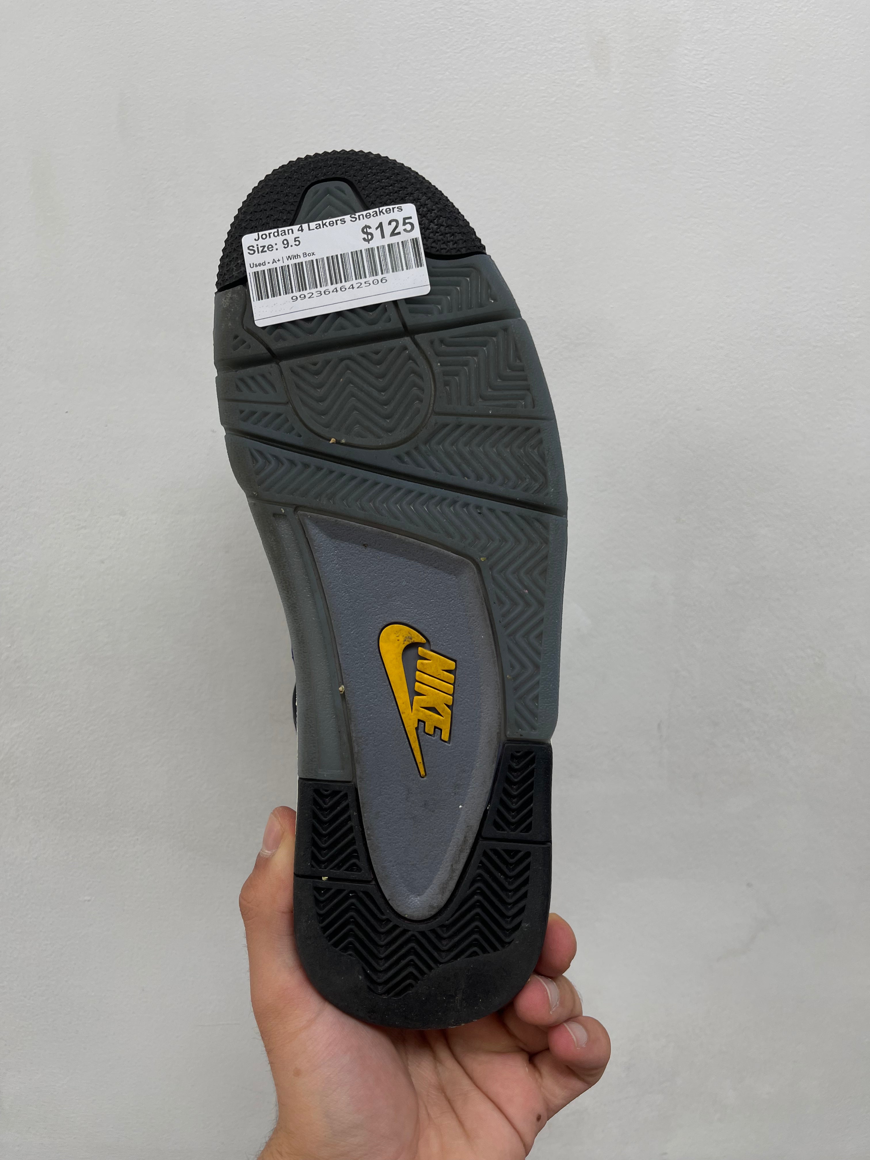 Jordan 4 Lakers Sneakers