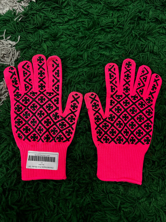 Chrome Hearts Pink Gloves  New OS N/A