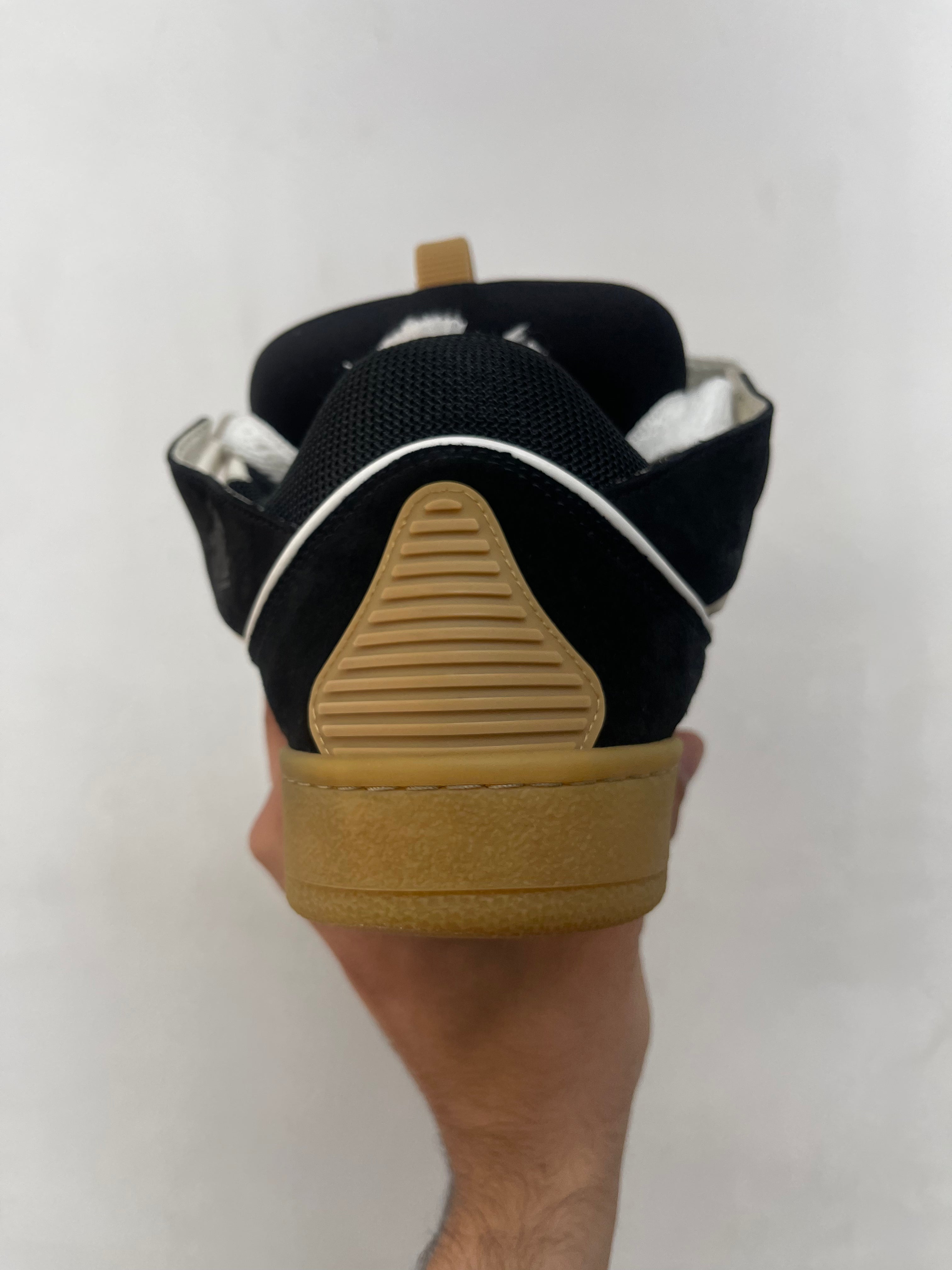 Lanvin Black Gum Curb Sneakers