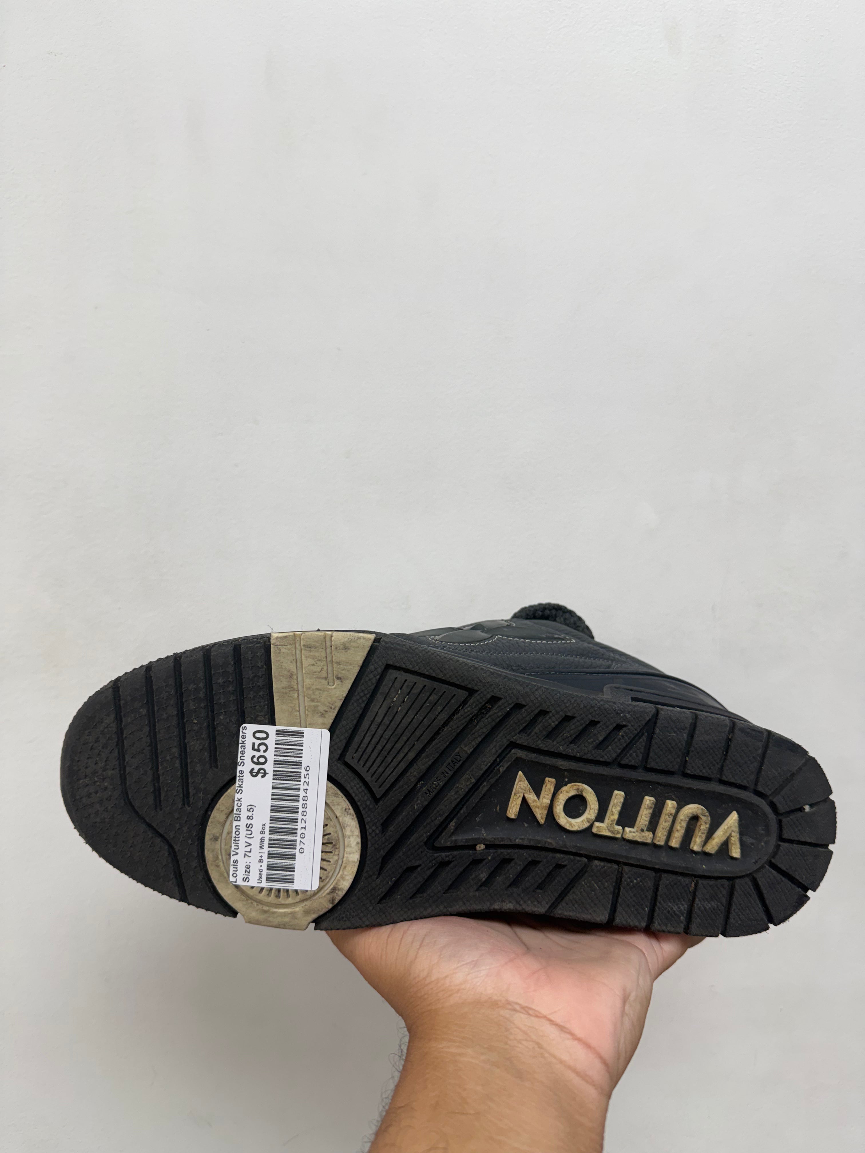 Louis Vuitton Black Skate Sneakers