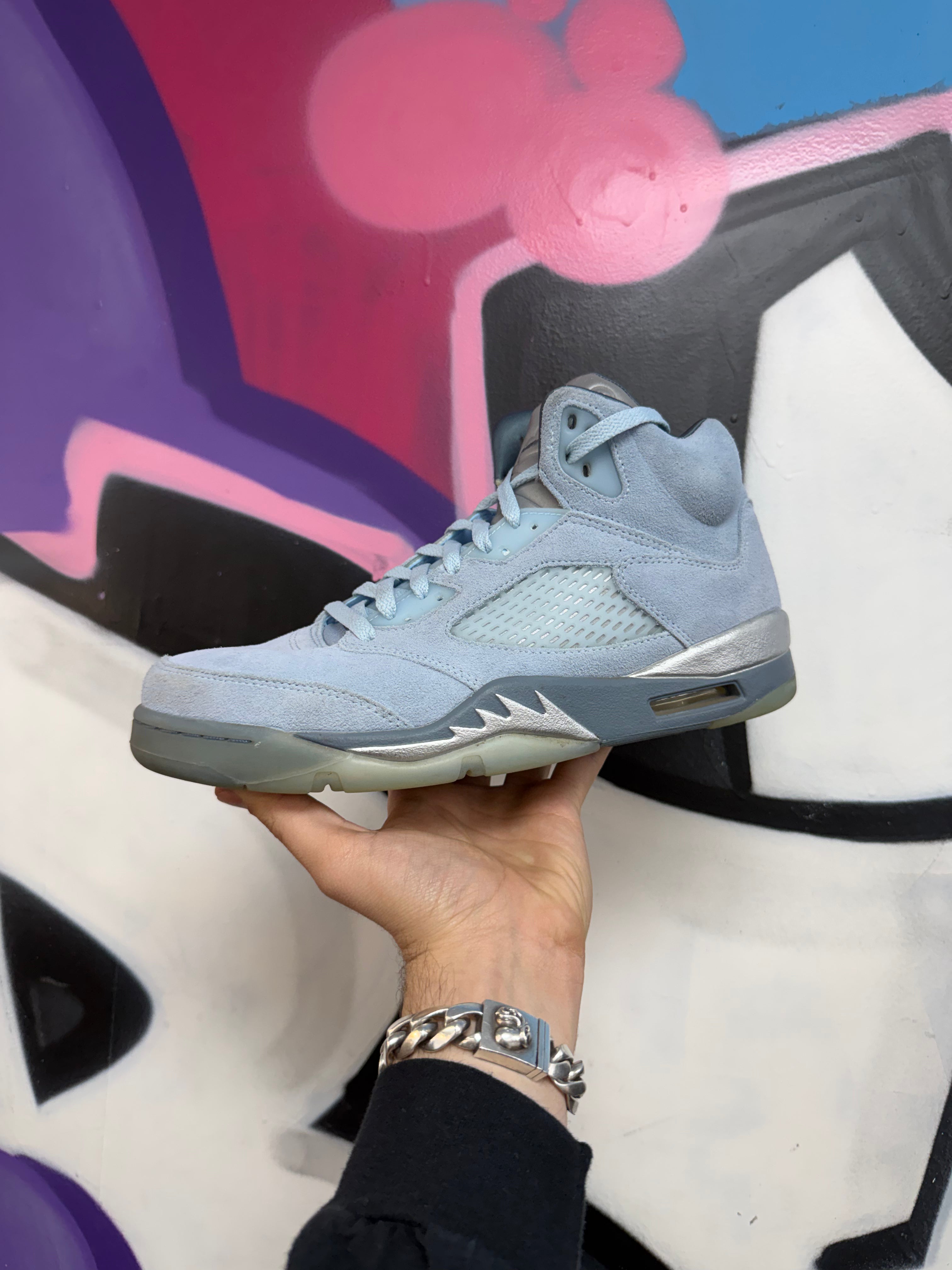 Jordan 5 Blue Bird Sneakers