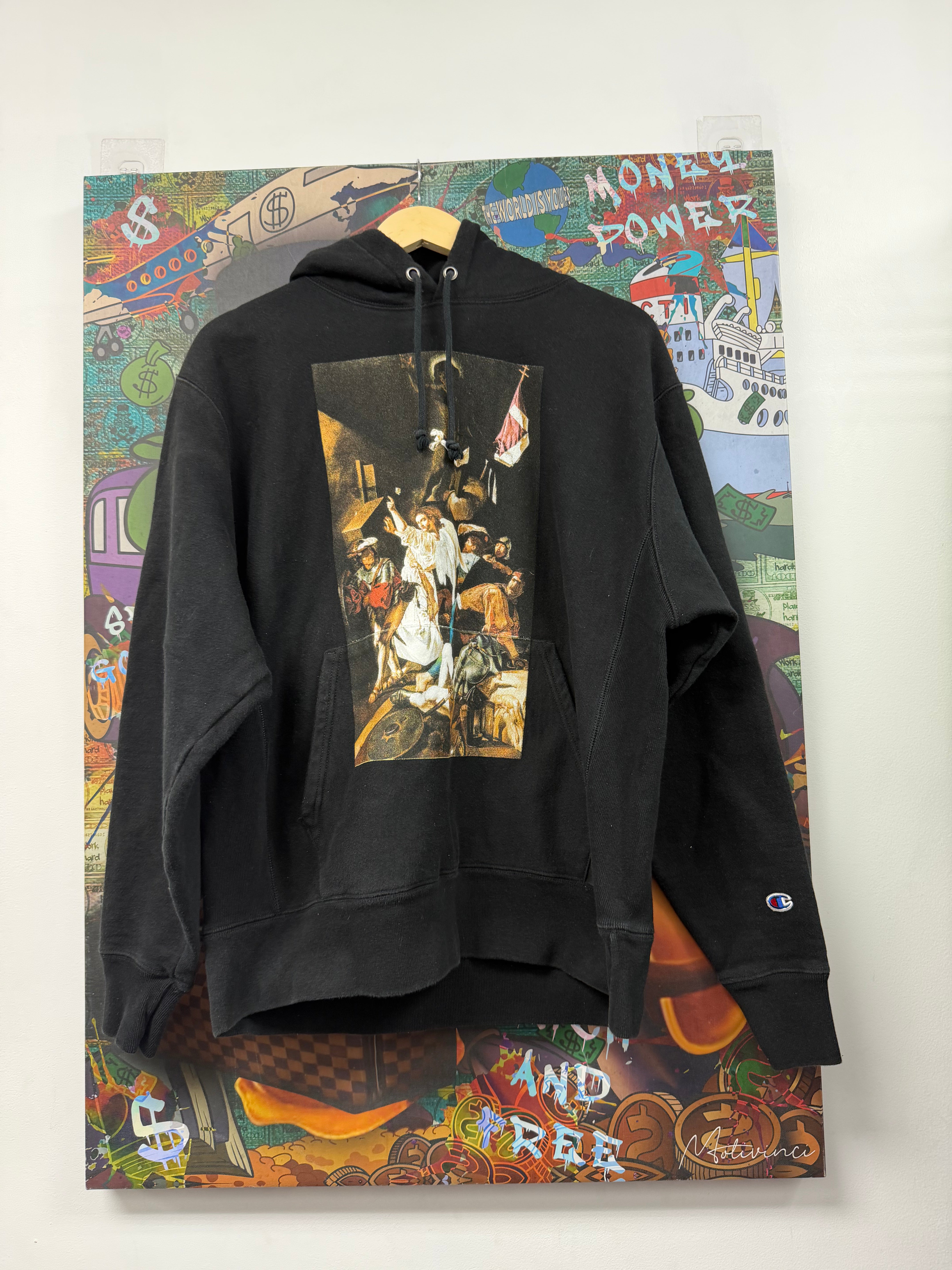Denim Tears Pyrex Caravaggio Black Hoodie