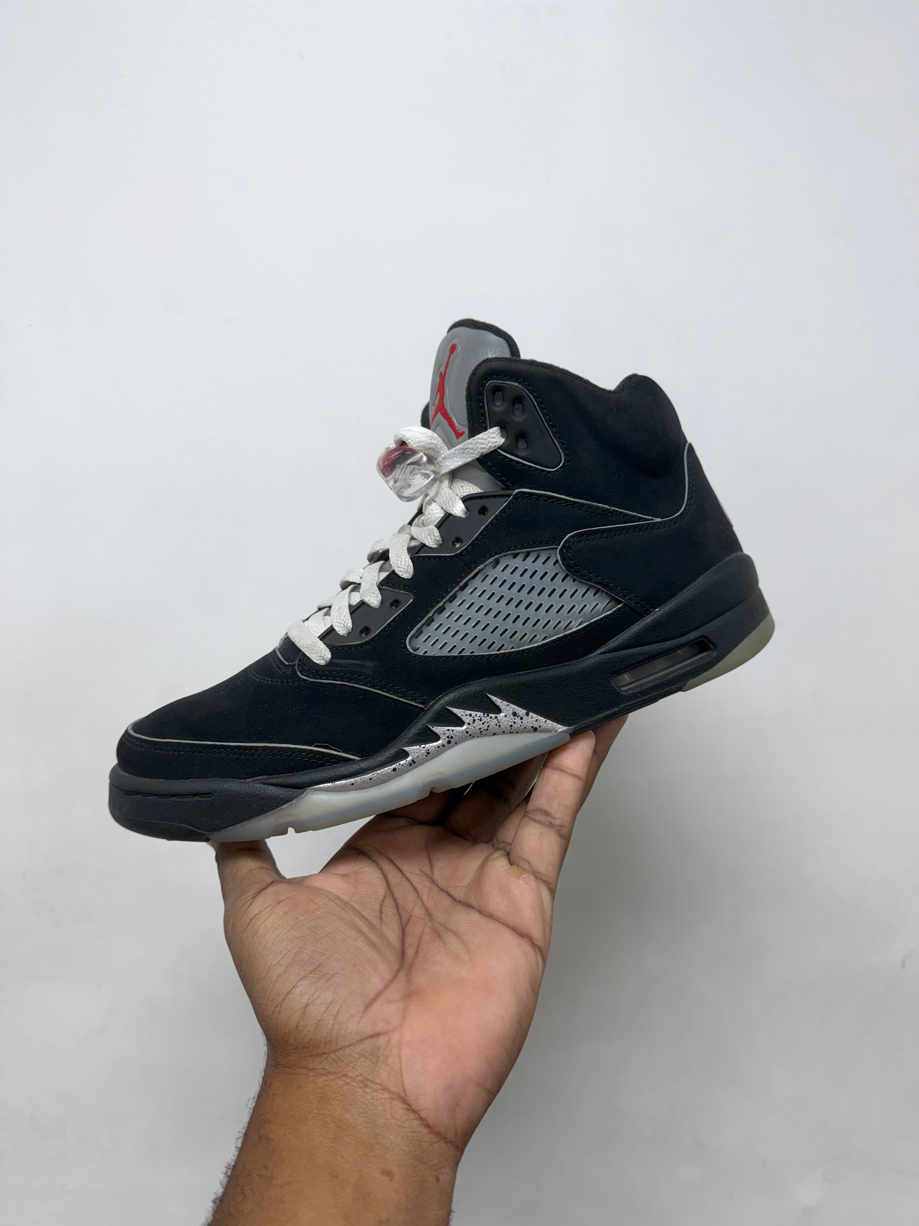 Jordan 5 Black Metallic Sneakers