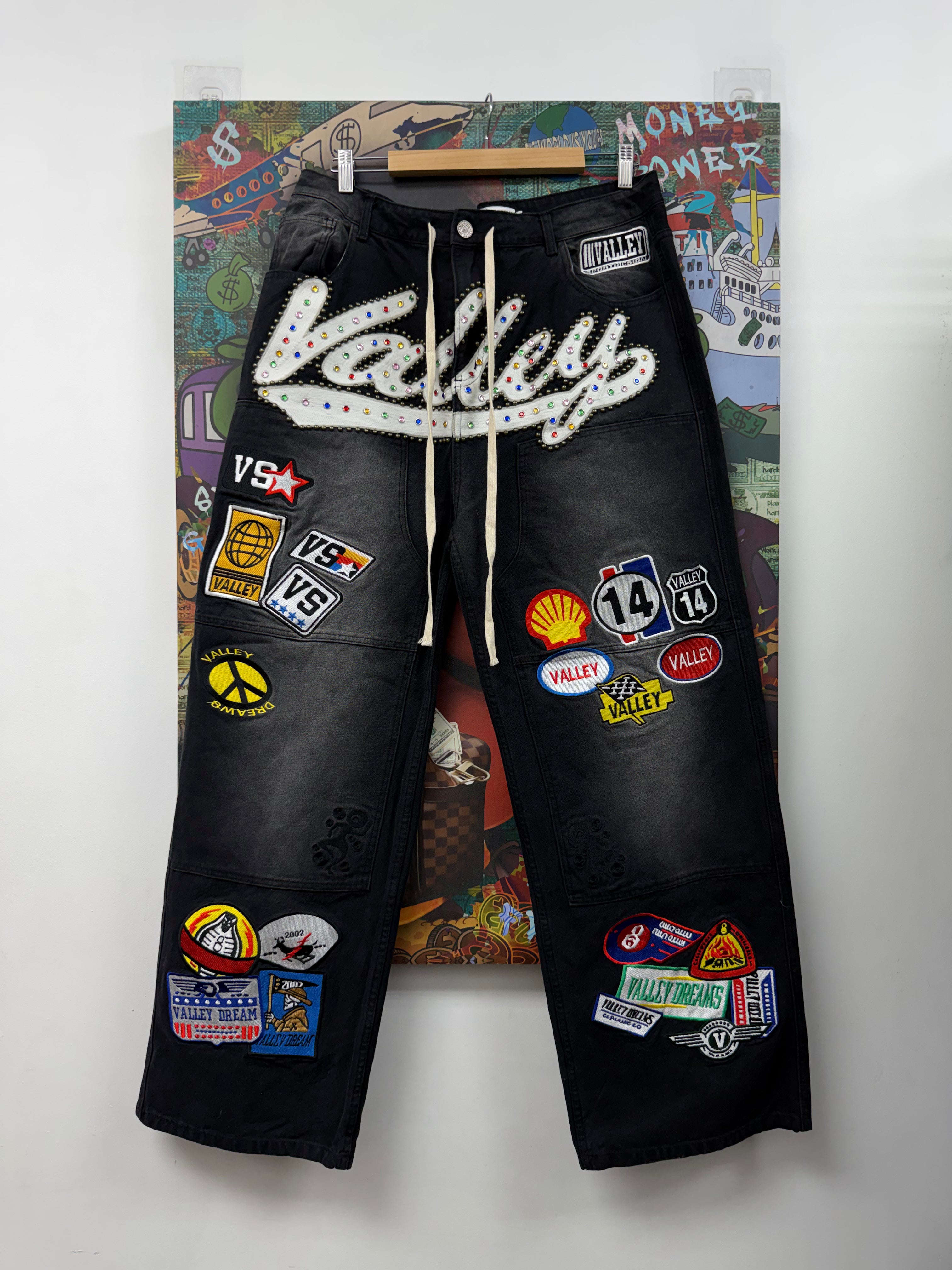 Vale 1980's Black Carpenter Jeans