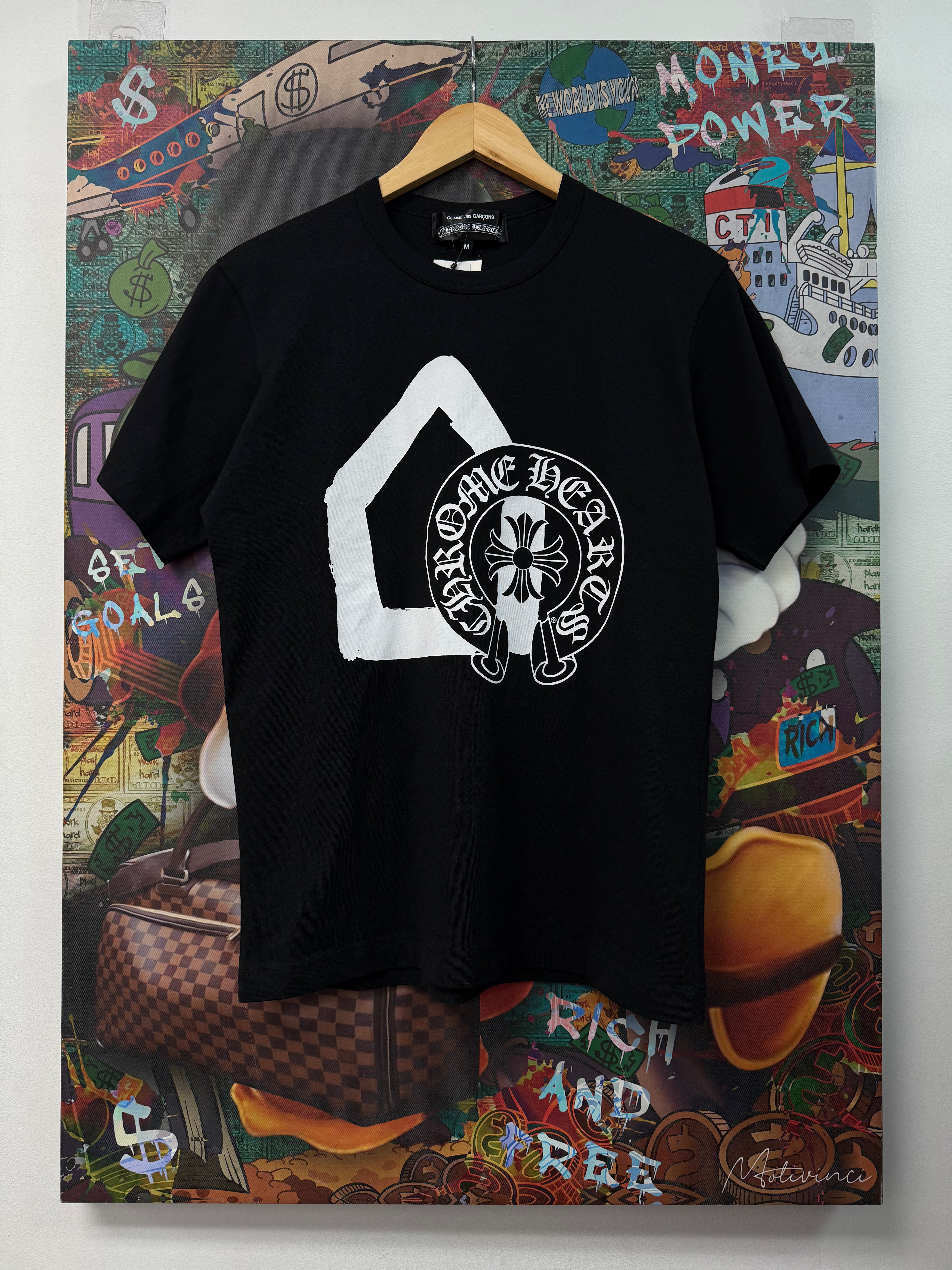 Chrome Hearts Black DSM Tee