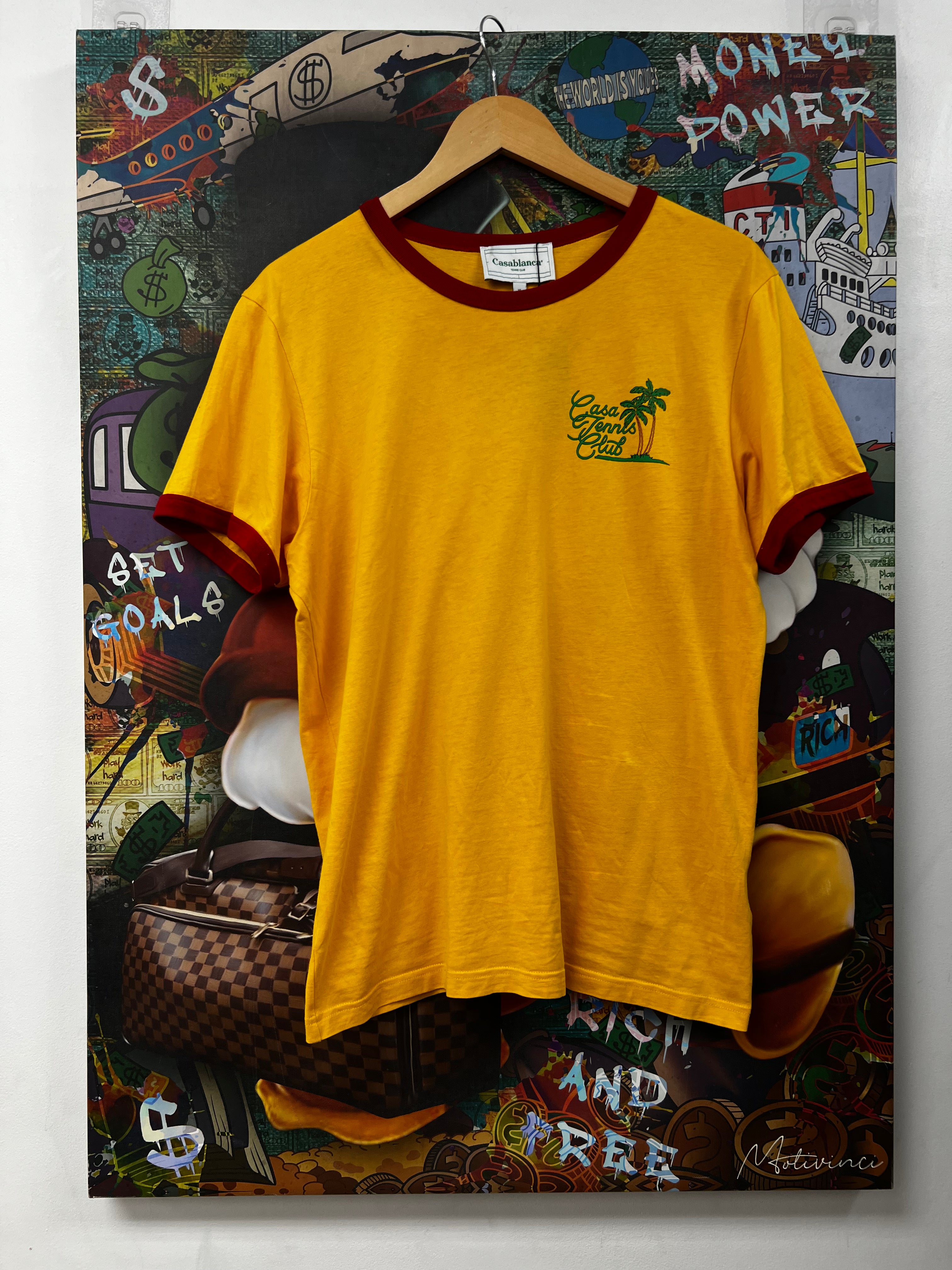 Casablanca Yellow Palm Tree Tee