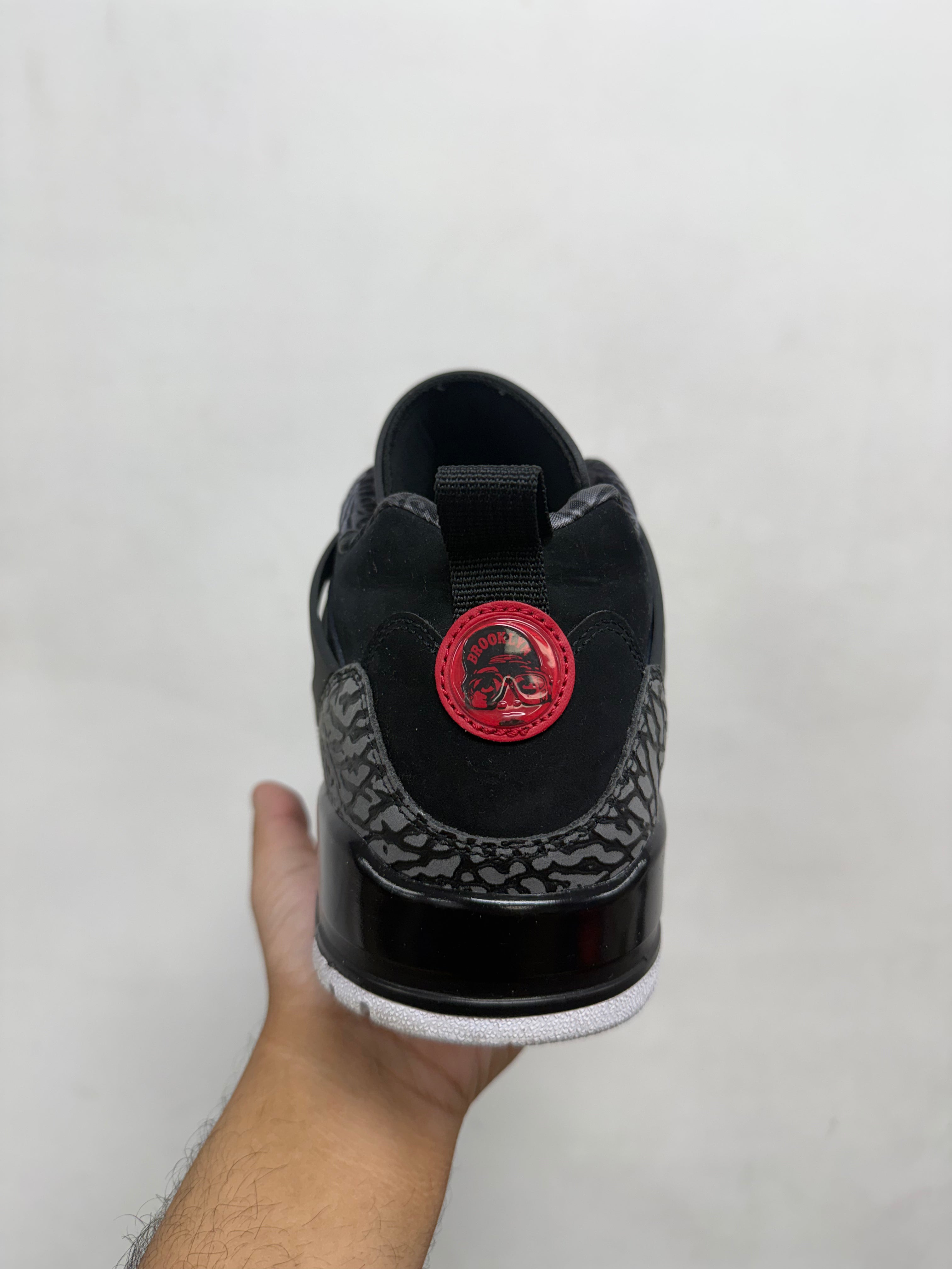 Jordan Black Spizike Black Green Red Sneakers
