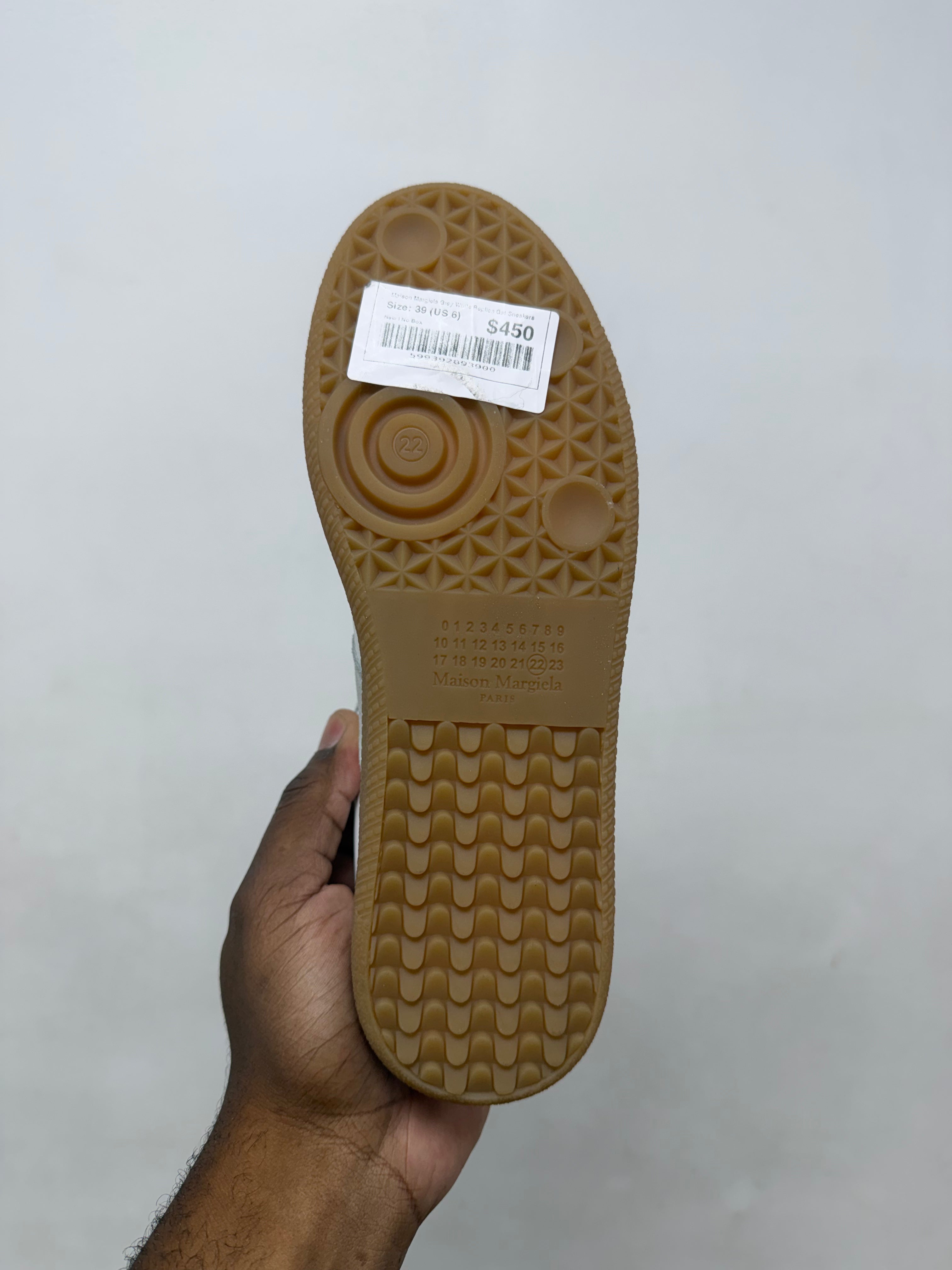 Maison Margiela Grey White Replica Gat Sneakers
