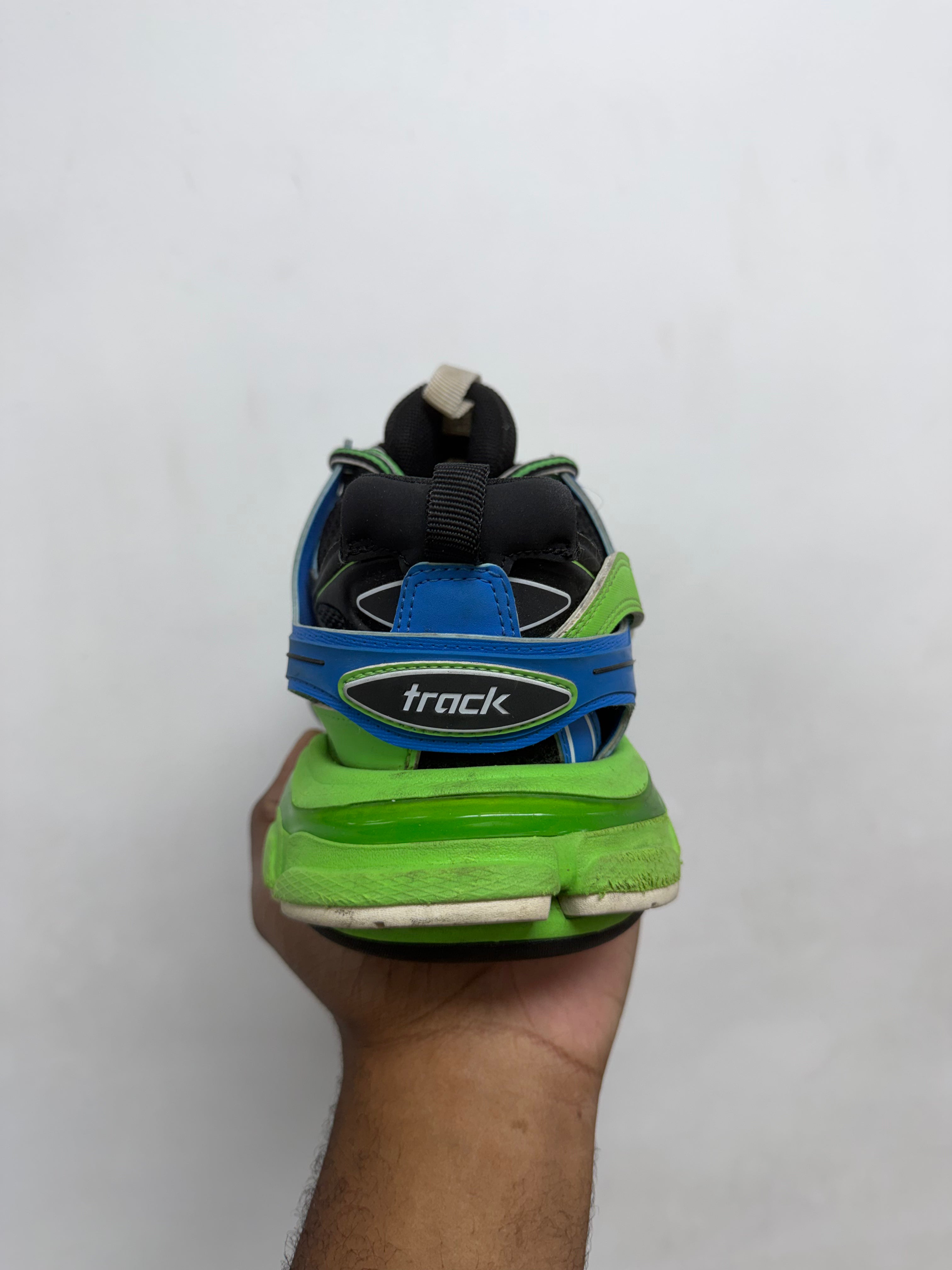 Balenciaga Blue Green Track Sneakers
