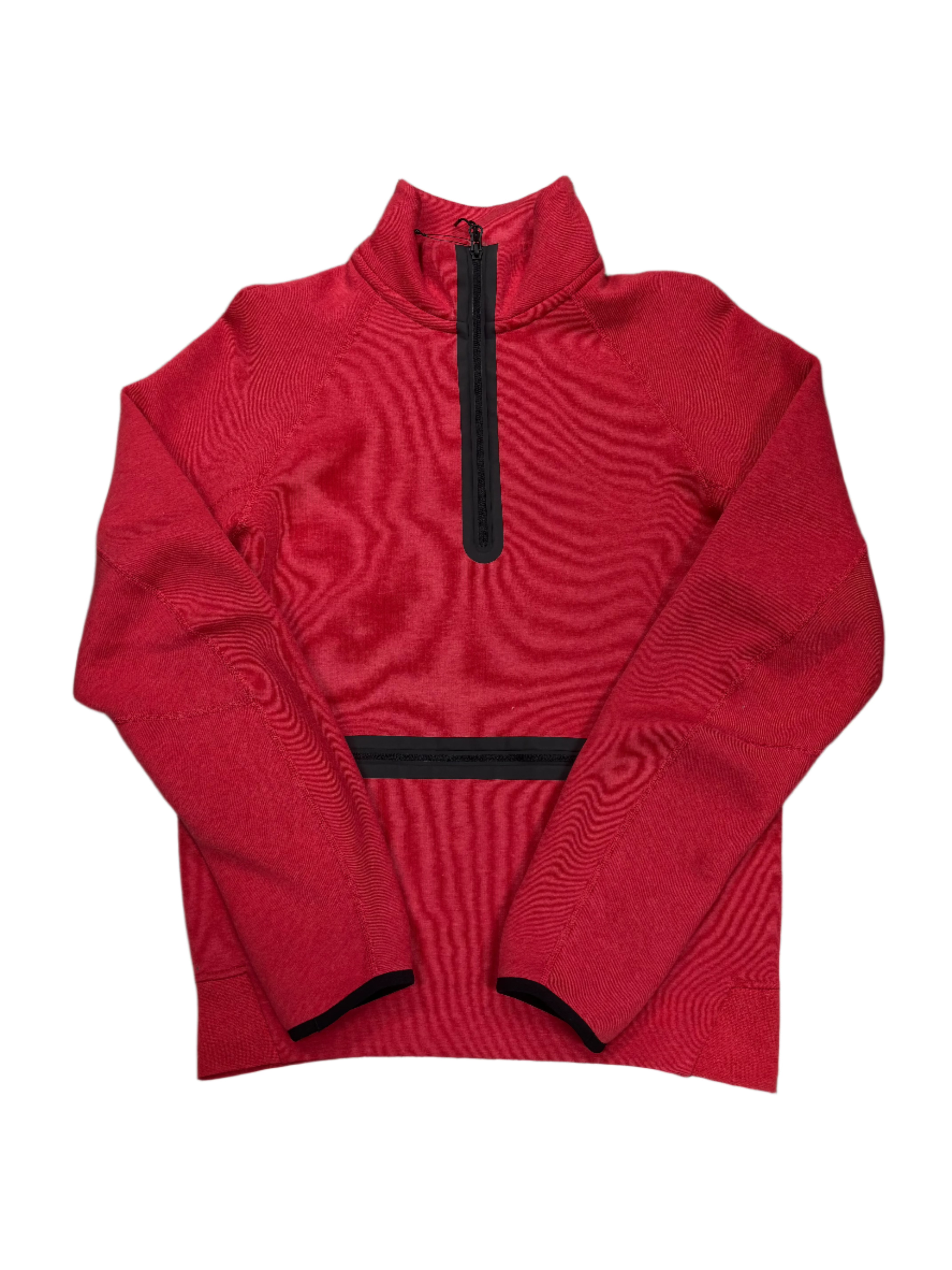 Nike Tech Quarter Zip Red Sweatshirt