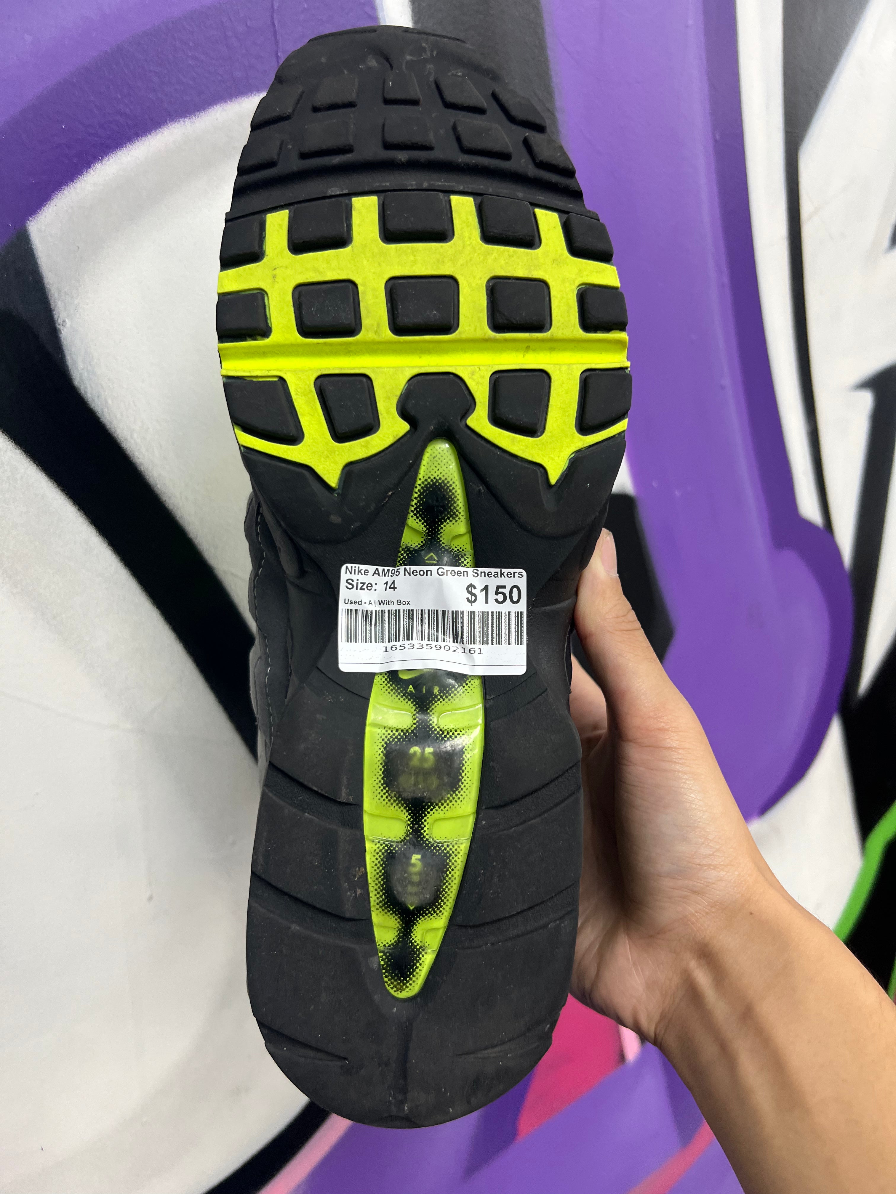 Nike AM95 Neon Green Sneakers