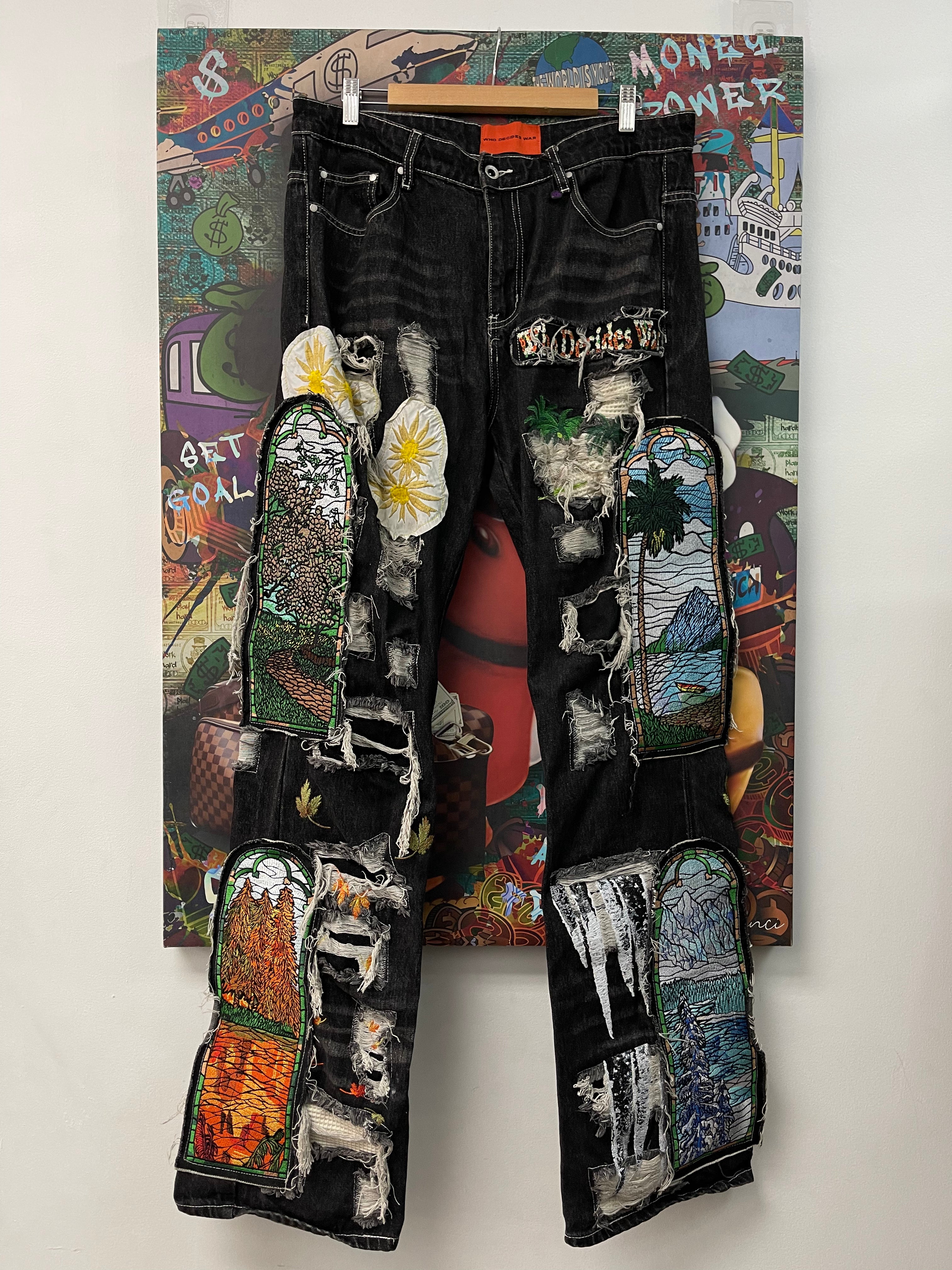 Who Decides War Black Four Season Fusion Jeans
