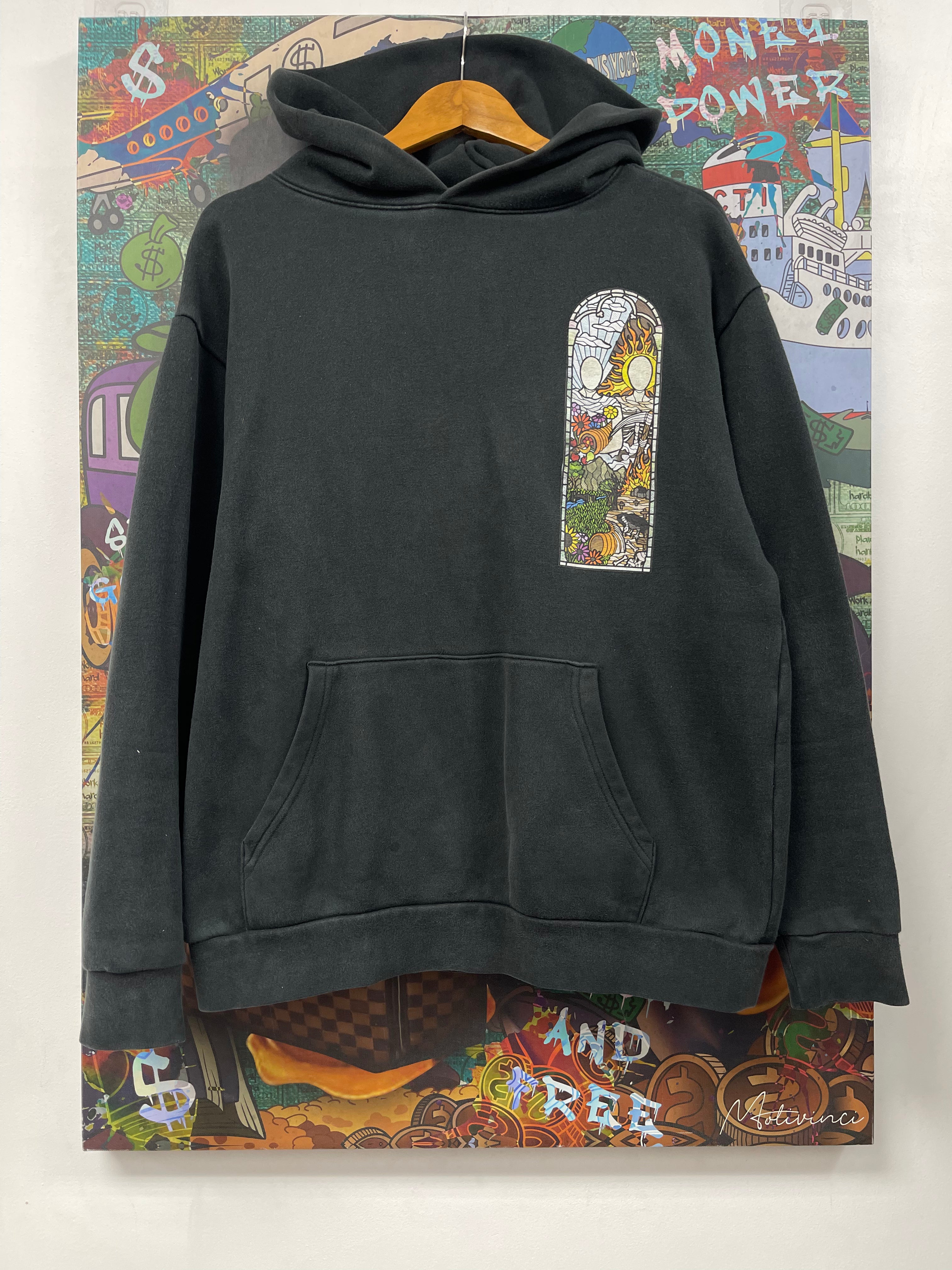 Who Decides War Black Scarce (Faded) Hoodie
