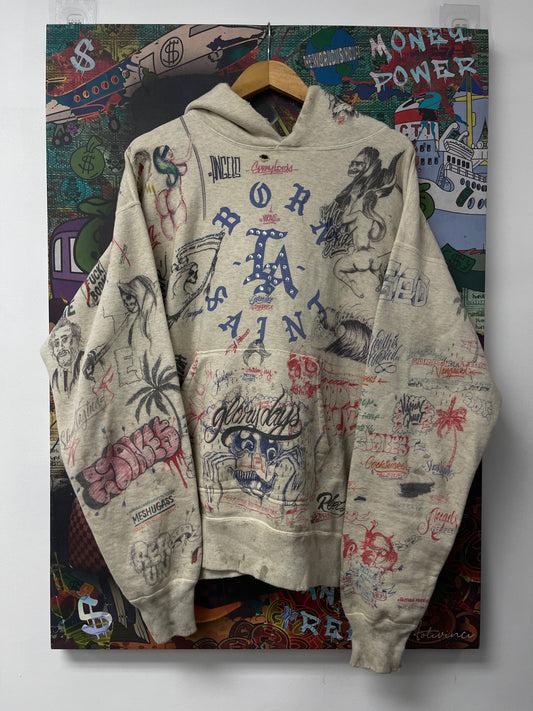 Saint Mx6 Born X Raised Hoodie  Used