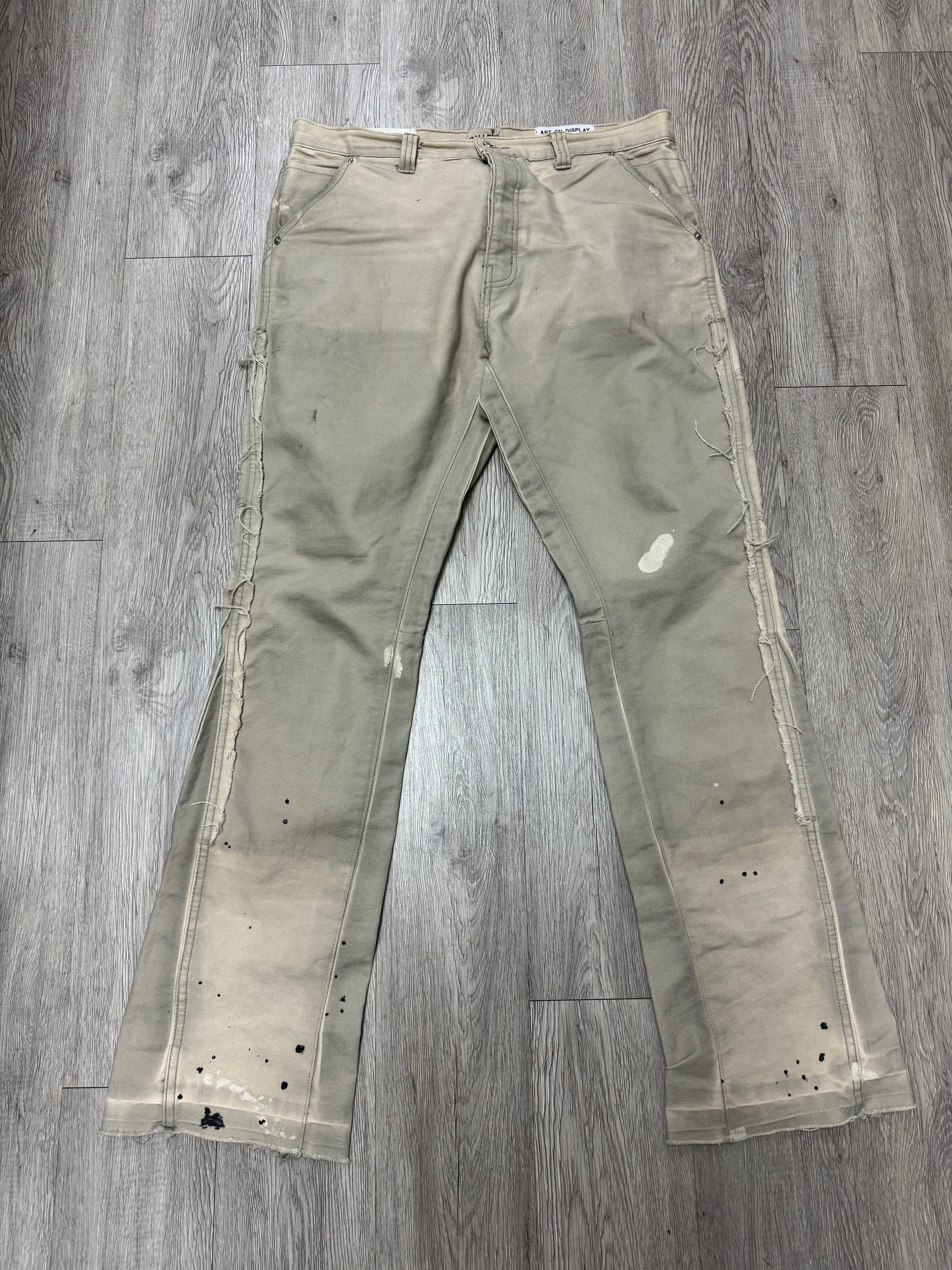 Gallery Dept. Beige Carpenter Flare Jeans
